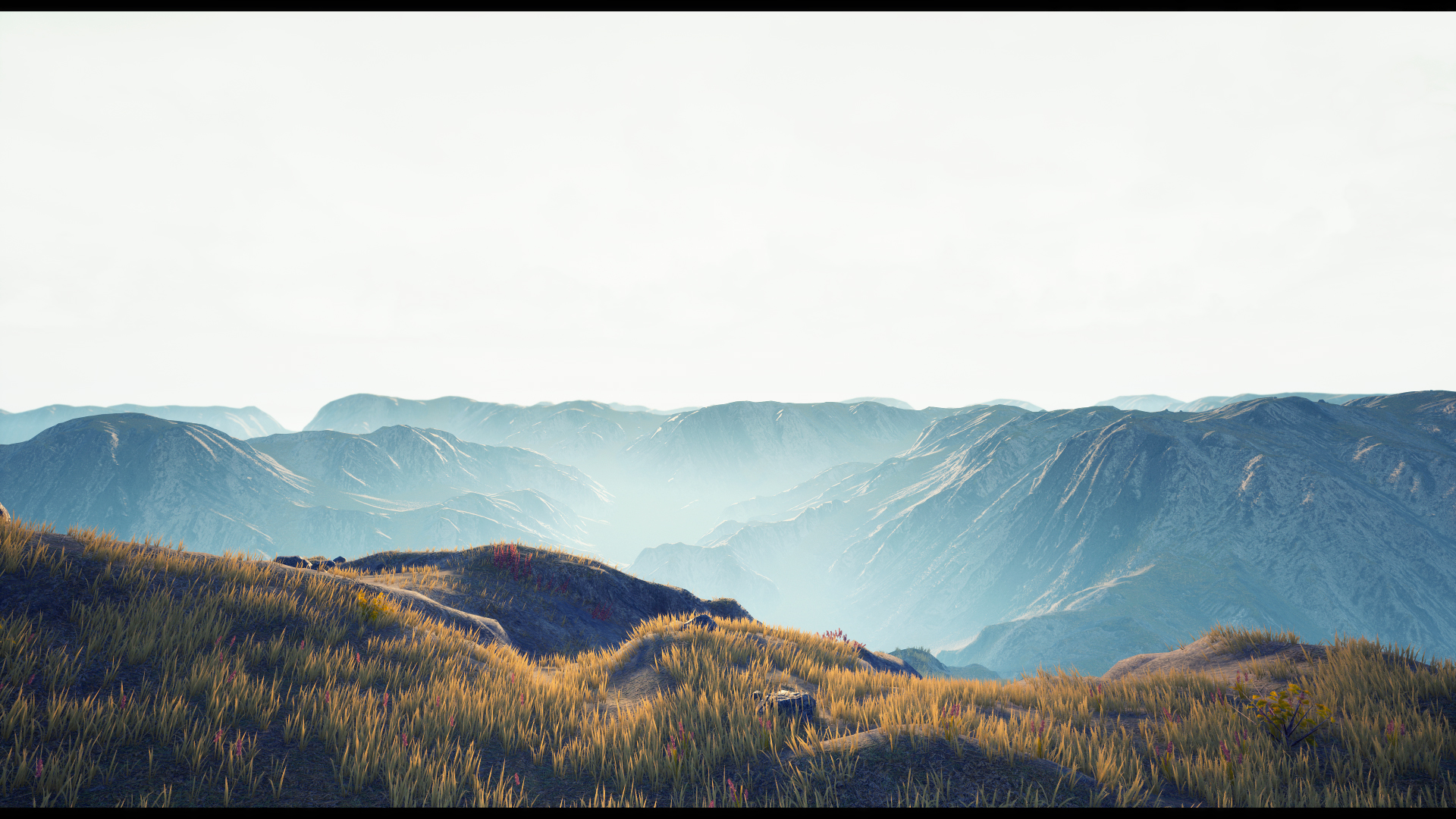 山脉 地形 草地 场景 虚幻4 UE4 Landscape VOL 01