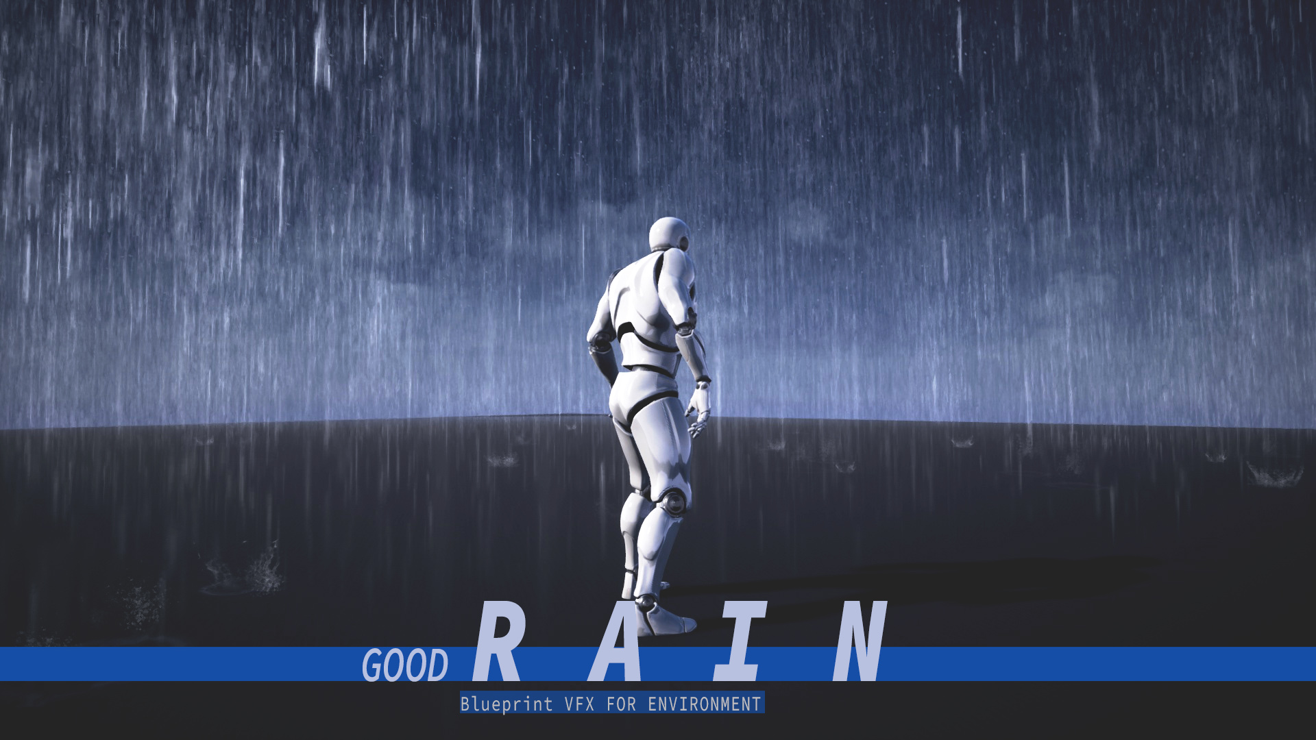 GOOD FX  Rain 虚幻4 UE4 雨水 粒子 特效 地面交互  雨点