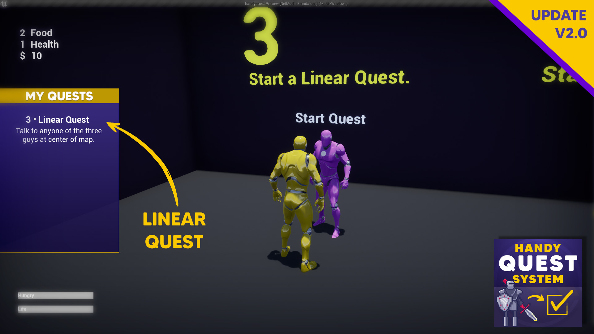 任务目标位置创建系统蓝图 虚幻4 ue4 Handy Quest System 426插图8