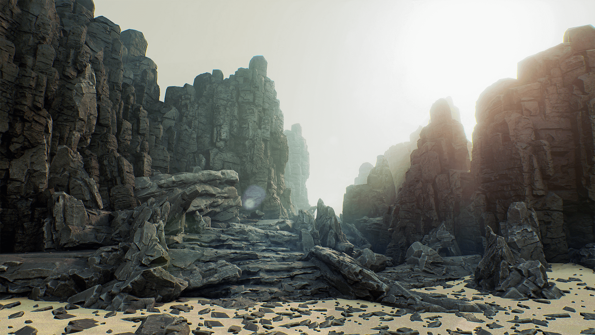 西部 岩石 沙漠 环境 场景 虚幻4 UE4 Wasteland Rocks Pack插图2