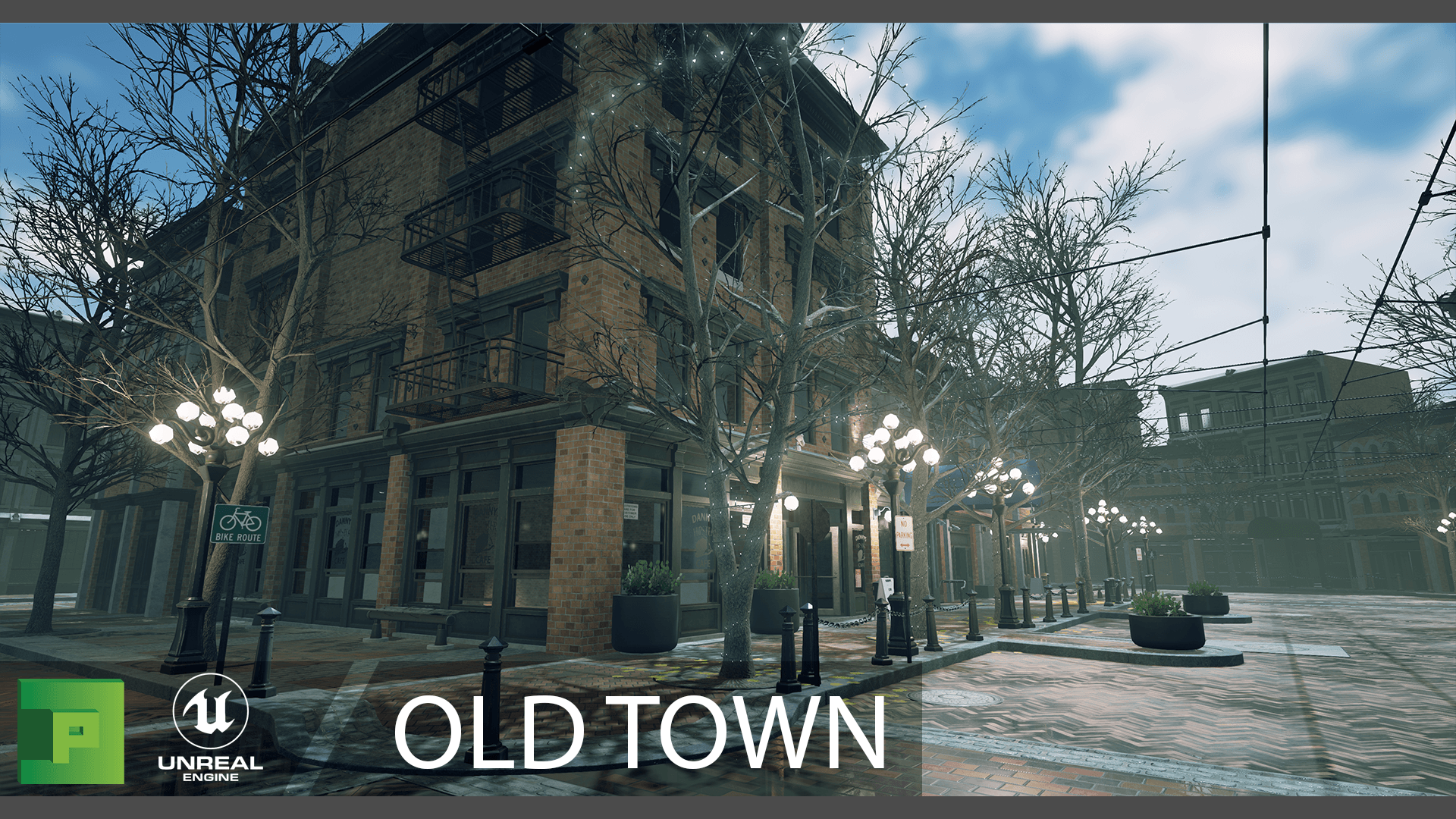 Old Town 虚幻4 UE4 美国 老城区 春夏秋冬 场景插图3