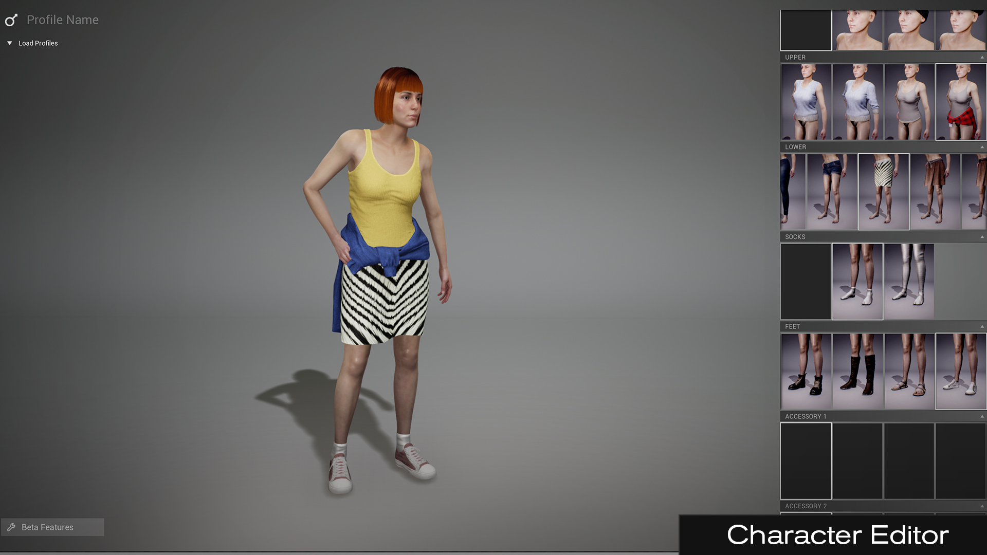 人物角色换装捏脸调整定制创建蓝图 虚幻4 ue4 Character Editor