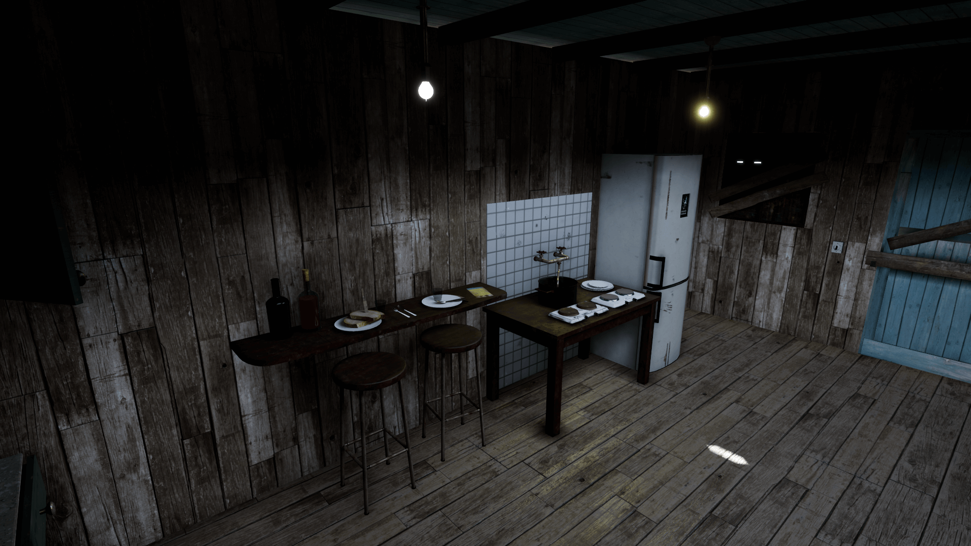 Survival Kitchen 虚幻4 UE4 生存游戏 破旧的厨房 场景插图2