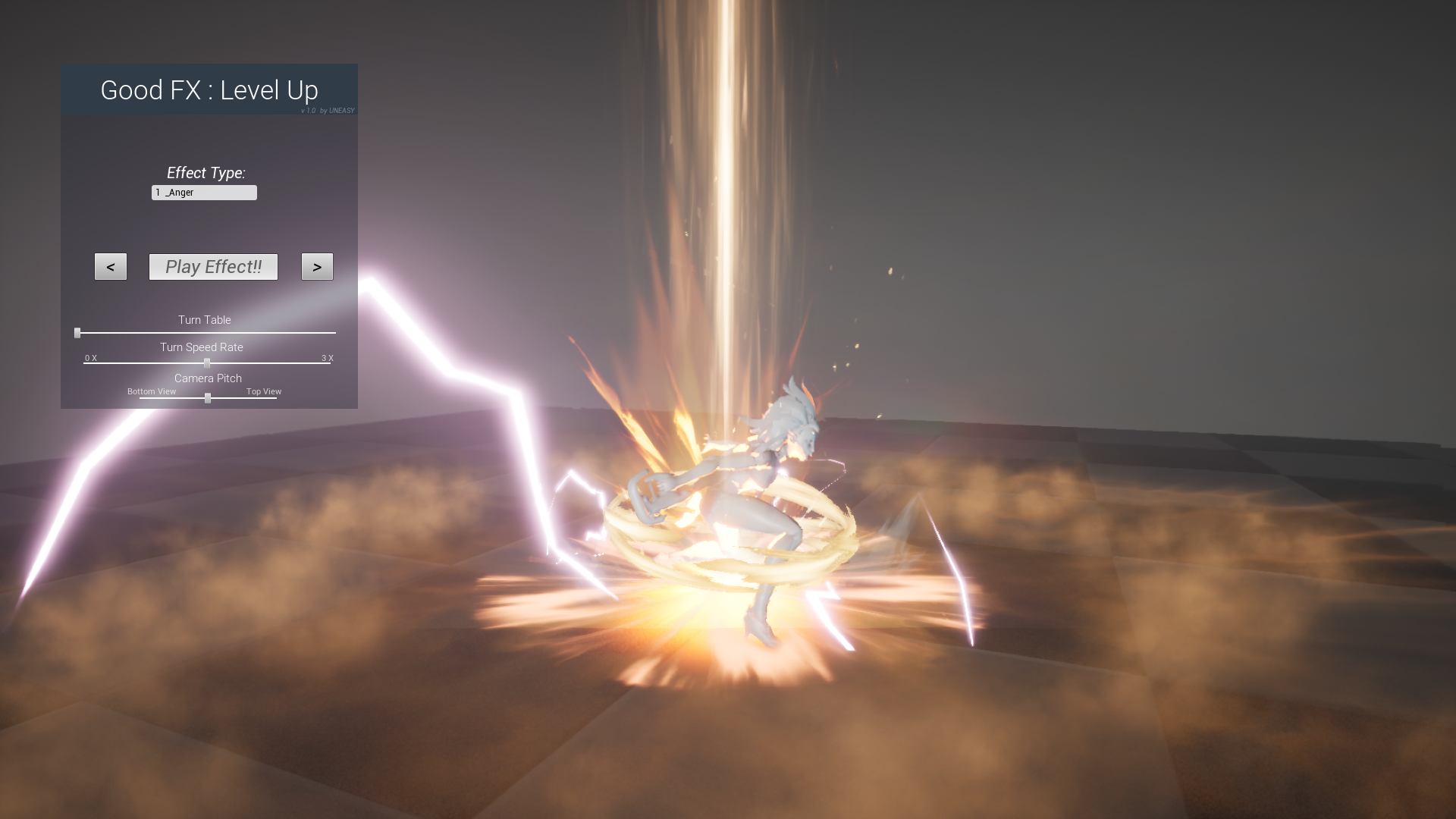 升级 升阶 经验条满 特效 粒子 虚幻4 UE4 GOOD FX Level Up插图2