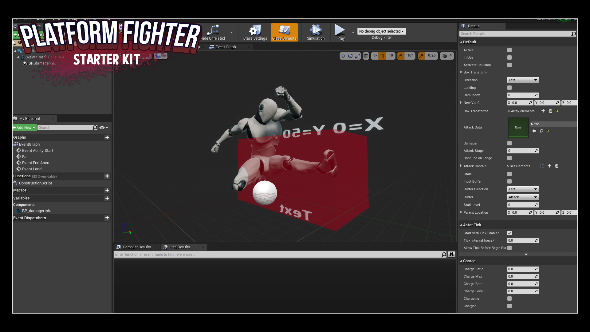 格斗 游戏 选择 界面 模板 虚幻4 UE4 Platform Fighter Starter Kit