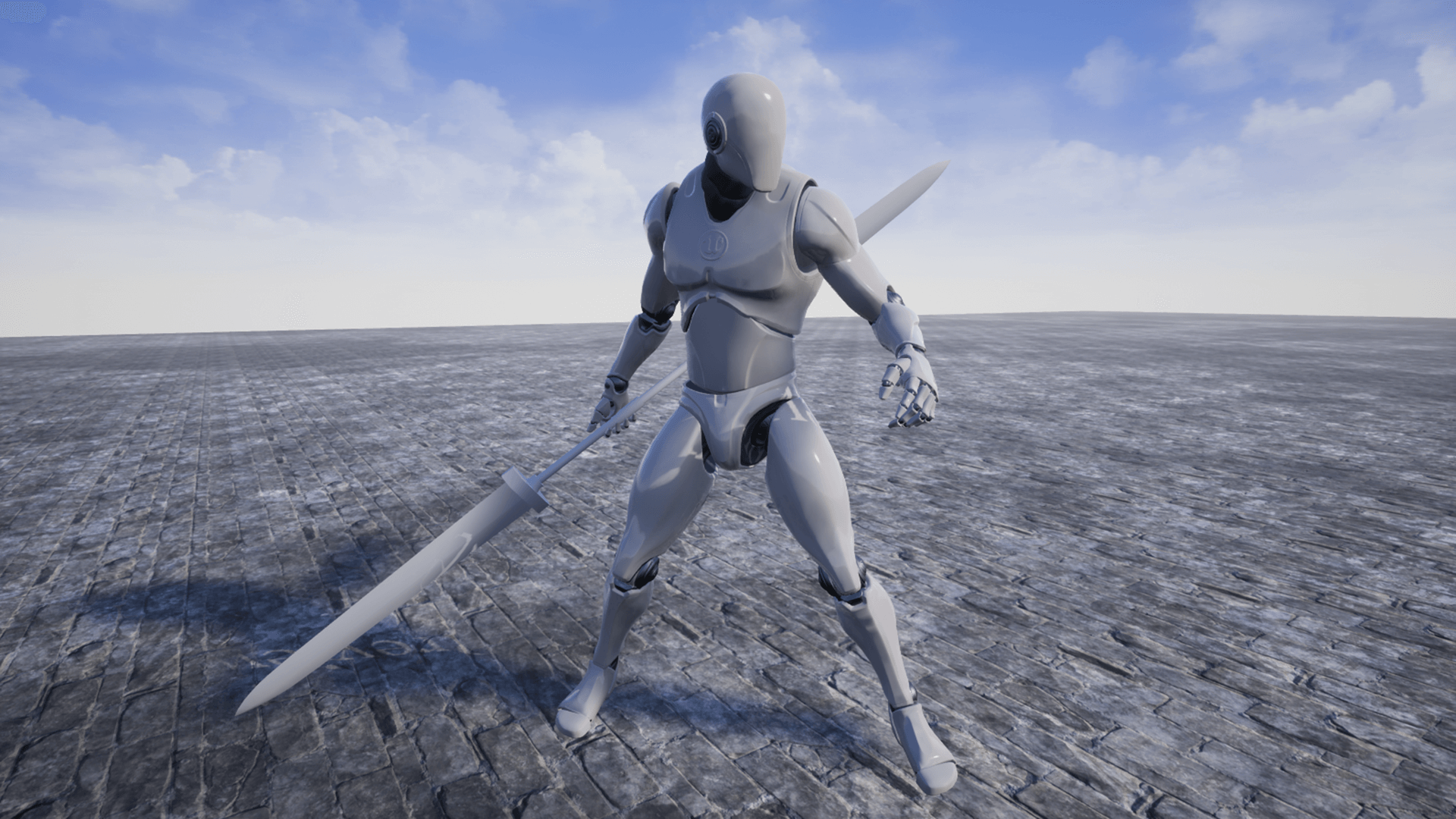 组合剑 变形 武器 动画 虚幻4 UE4 Twinblades Animset Base