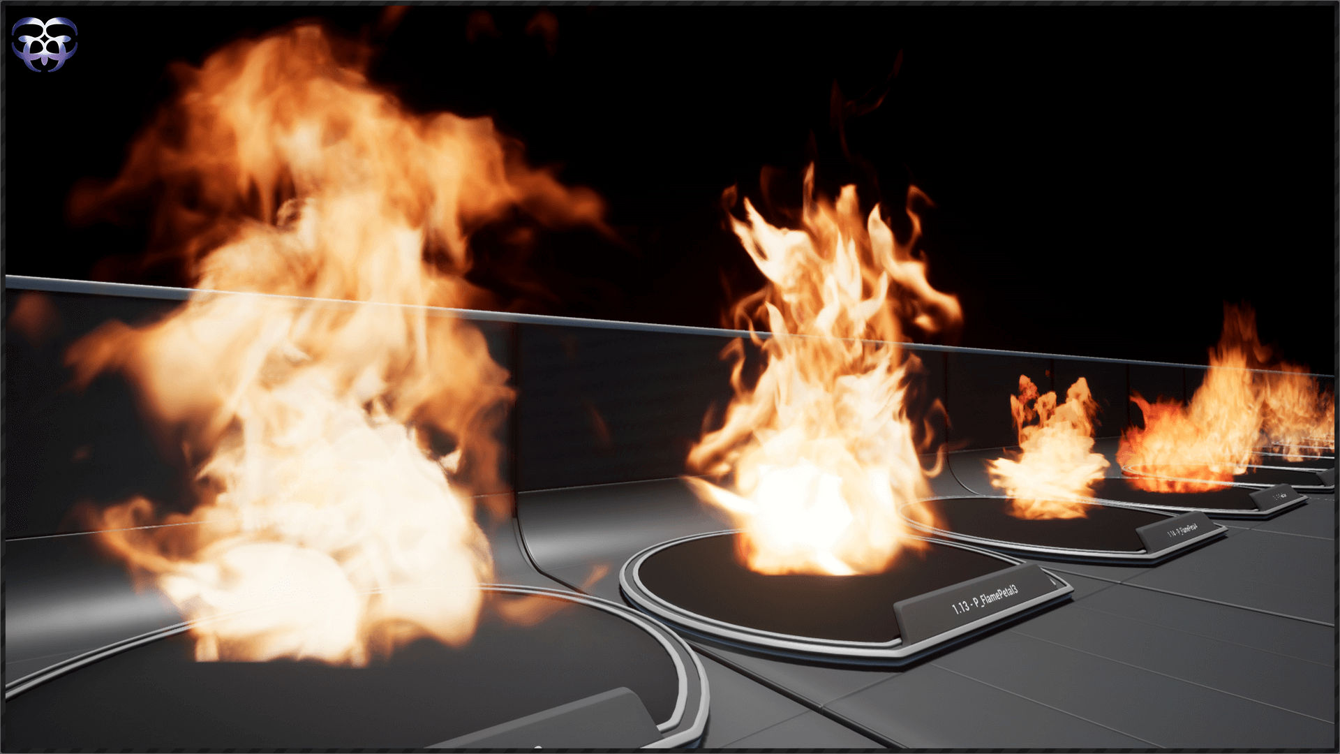 Fire Builder 虚幻4 UE4 火焰 素材包 粒子 特效 火球 烟雾插图3