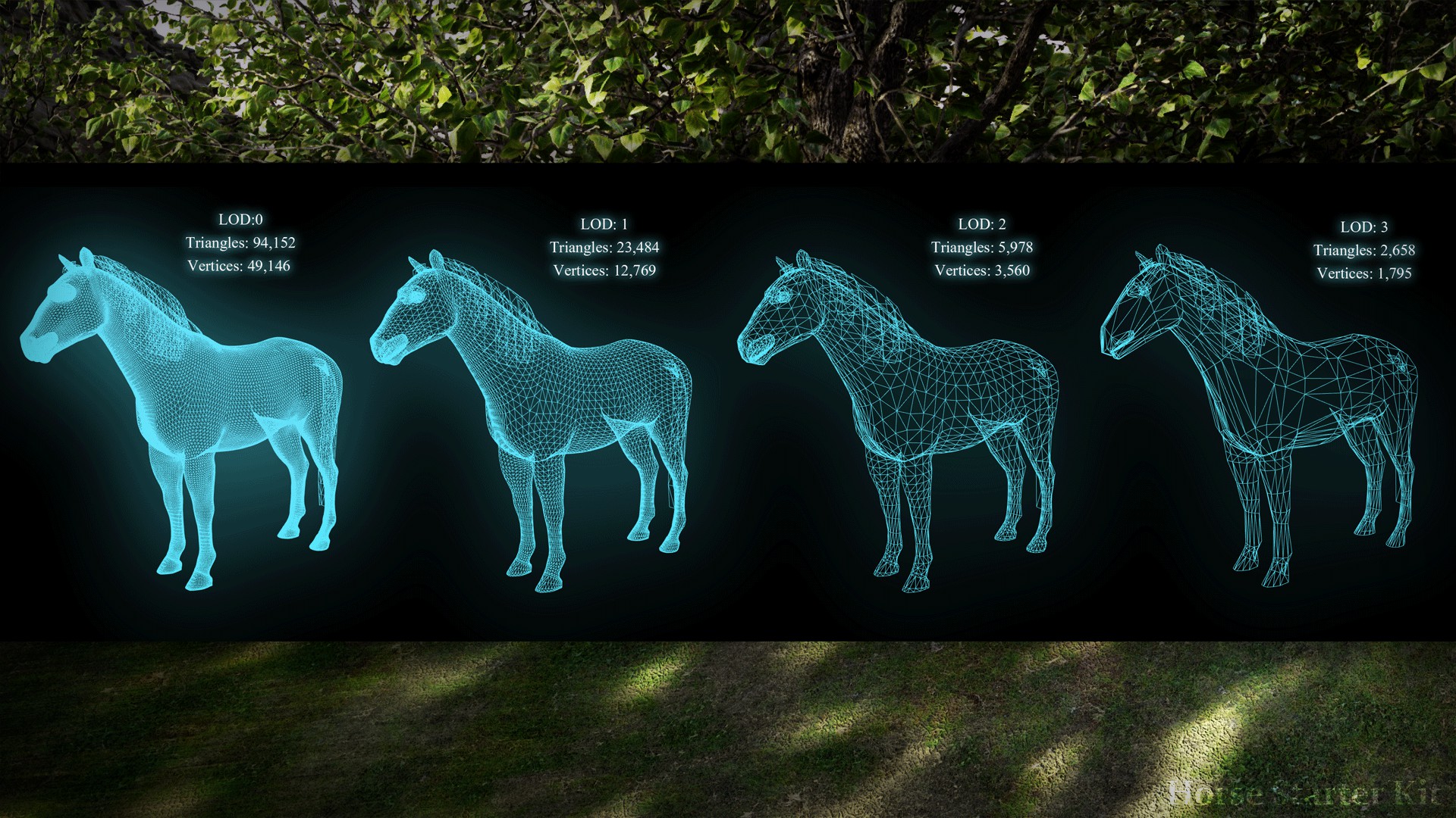 骑手骑马赛马巡逻驾驶蓝图模板 虚幻4 ue4 Horse Starter Kit 426插图1