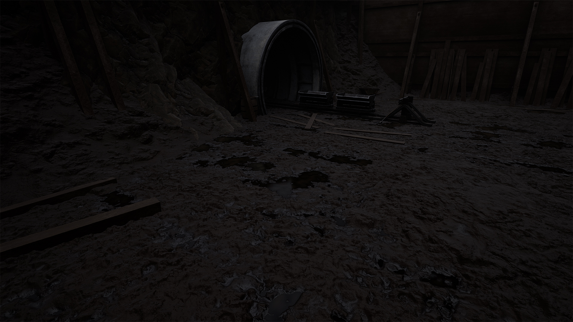 隧道 矿坑 环境 场景 虚幻4 UE4 Mining Complex with Tunnels插图2