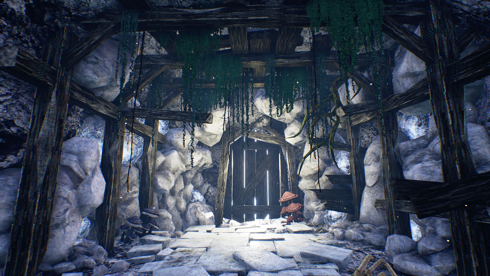 地穴 蘑菇 岩洞 场景 虚幻4 UE4 The Caves