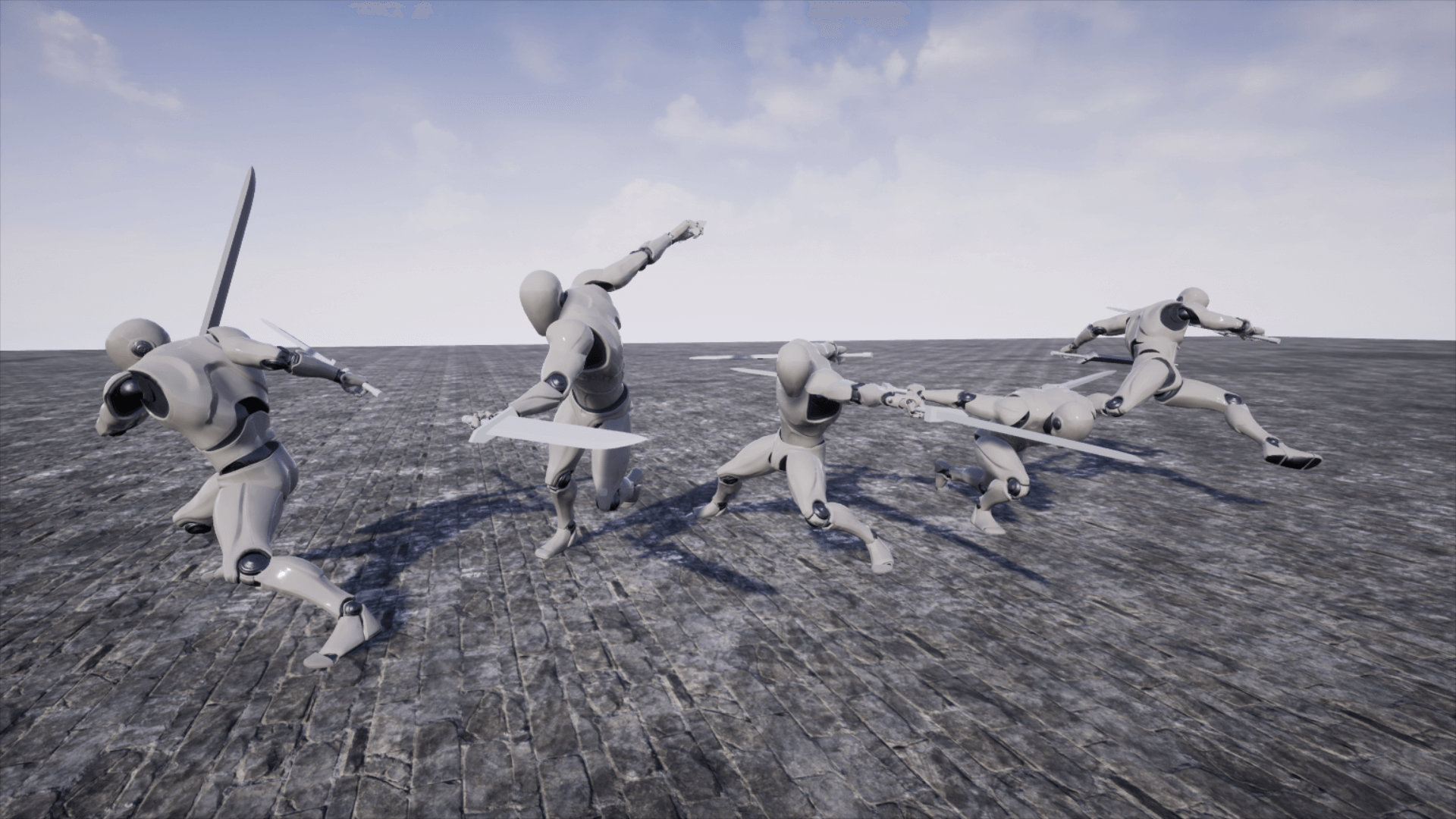 双刀 双手剑 动画 动作 虚幻4 UE4 TwinSword Animset Base插图2