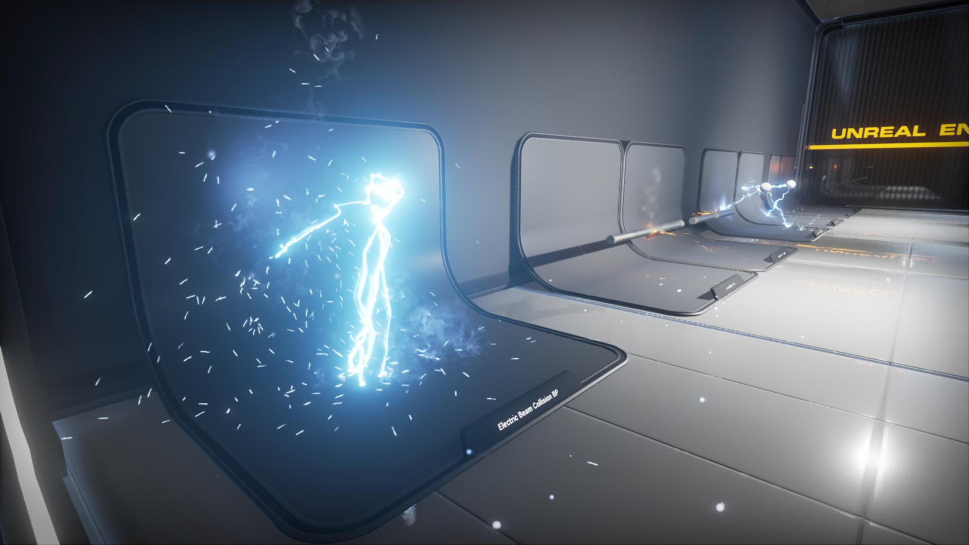 VFX Spark Pack 虚幻4 UE4 交互模型 闪电 火花 粒子 特效插图1