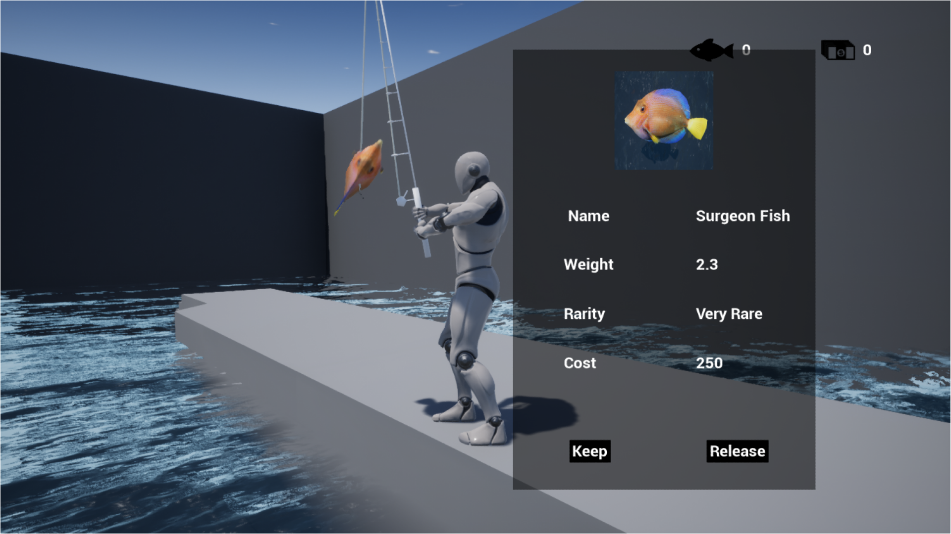 高级 钓鱼 垂钓 模板 虚幻4 UE4 Advanced Fishing Template插图3