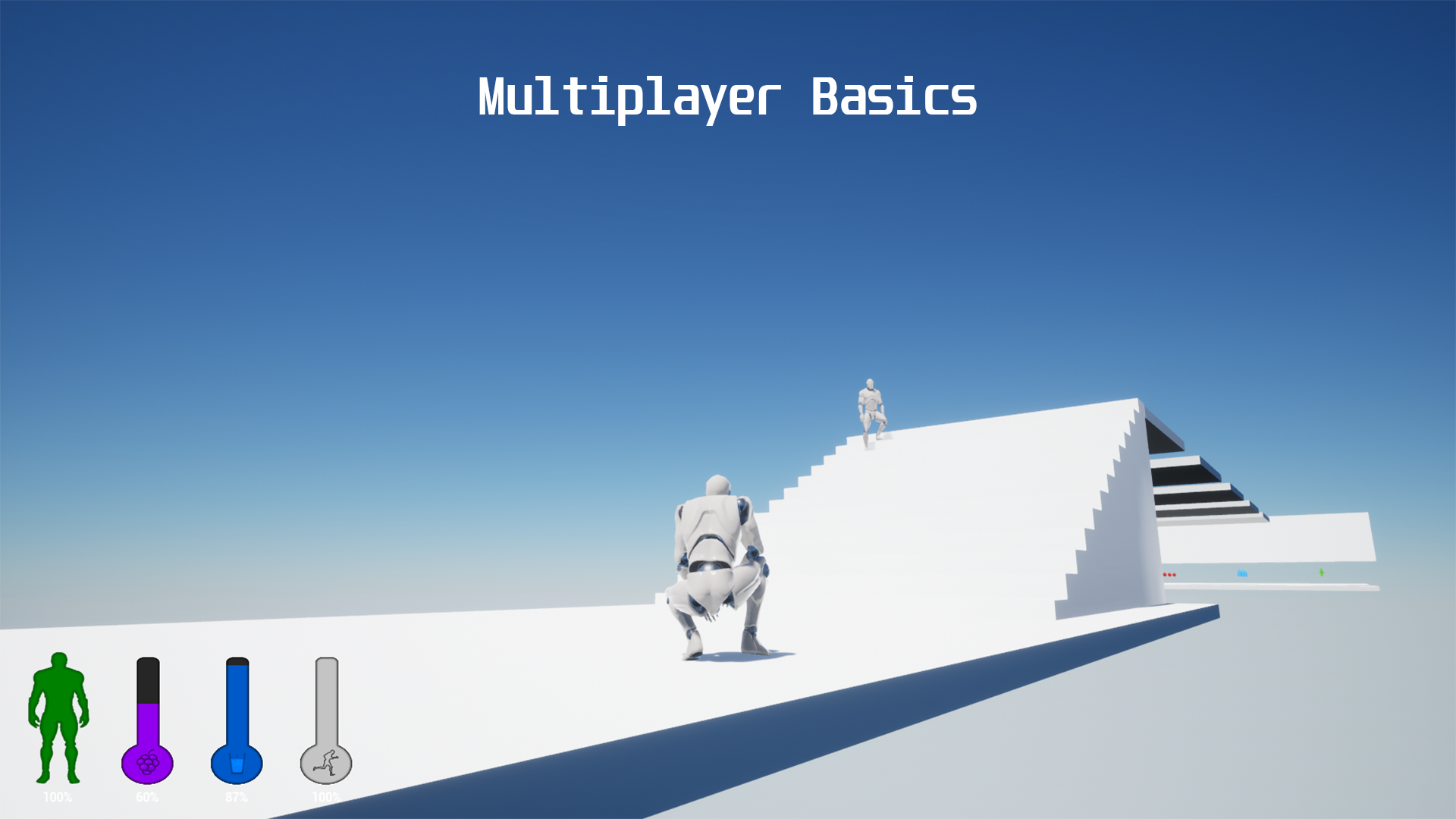 多人游戏拓展基础蓝图模板 虚幻4 ue4 Multiplayer Basics 427