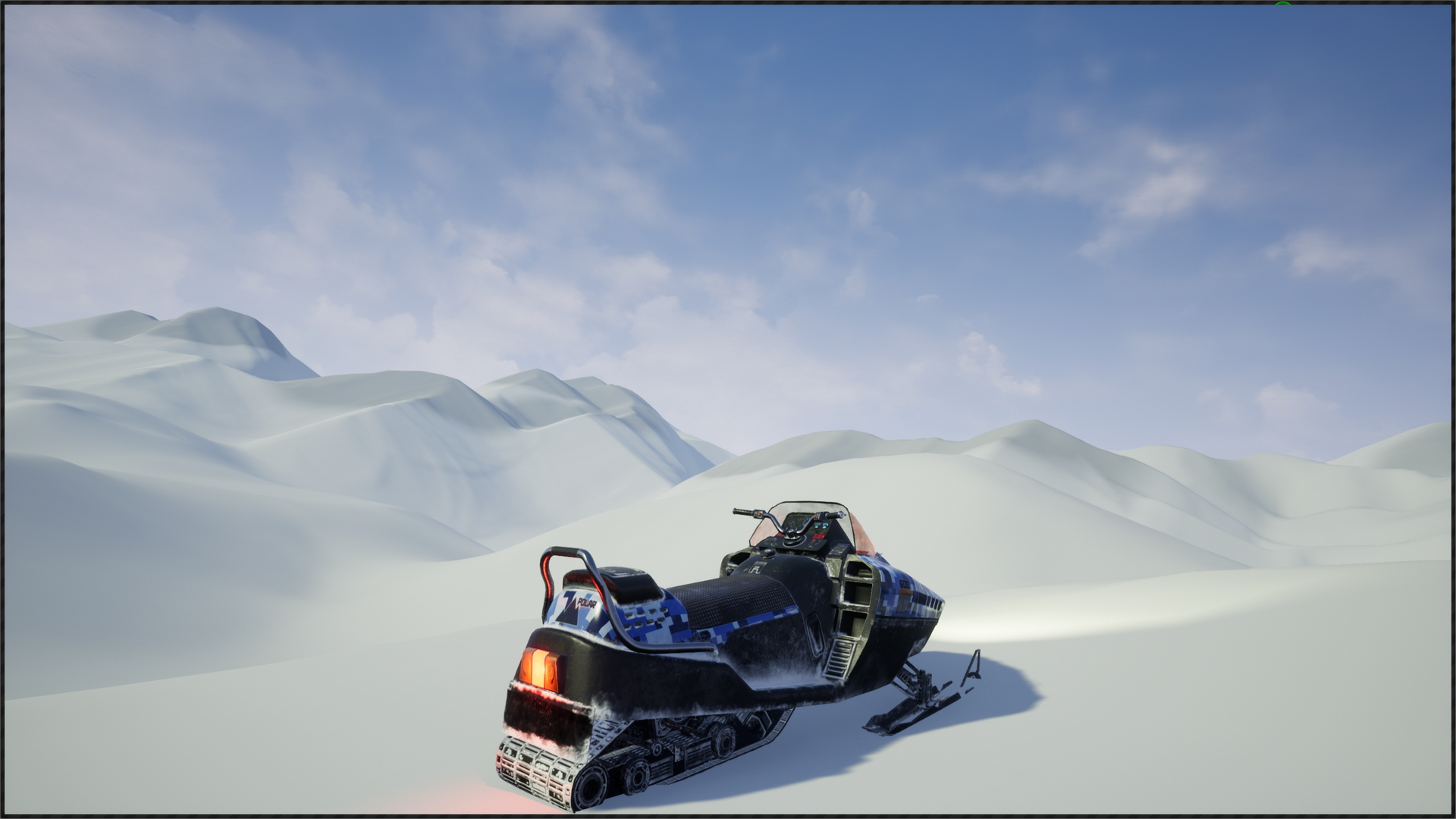 雪地摩托驾驶蓝图 虚幻4 ue4 Drivable Vehicle Snowmobile 427插图3