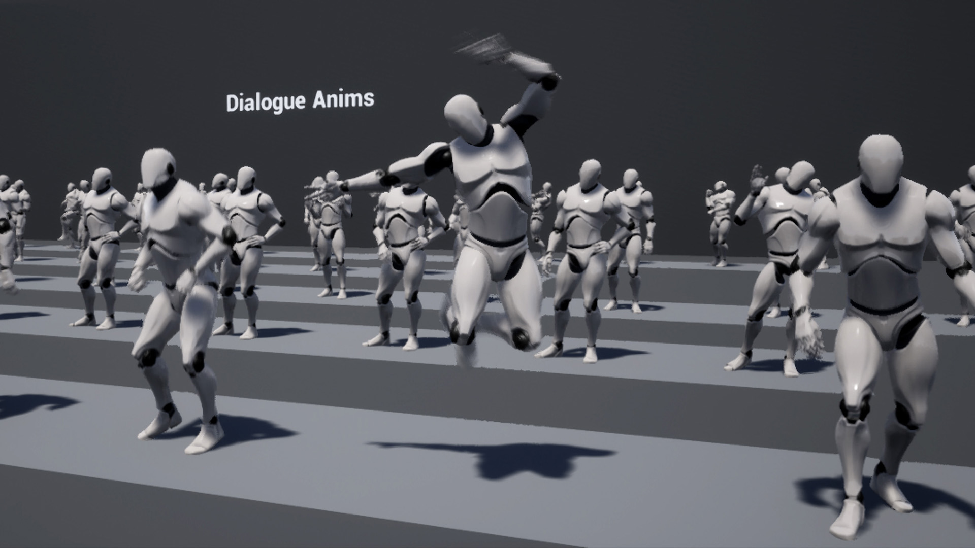 聊天唠嗑对话手势游戏动画重定向 虚幻4 ue4 Dialogue Anims插图2