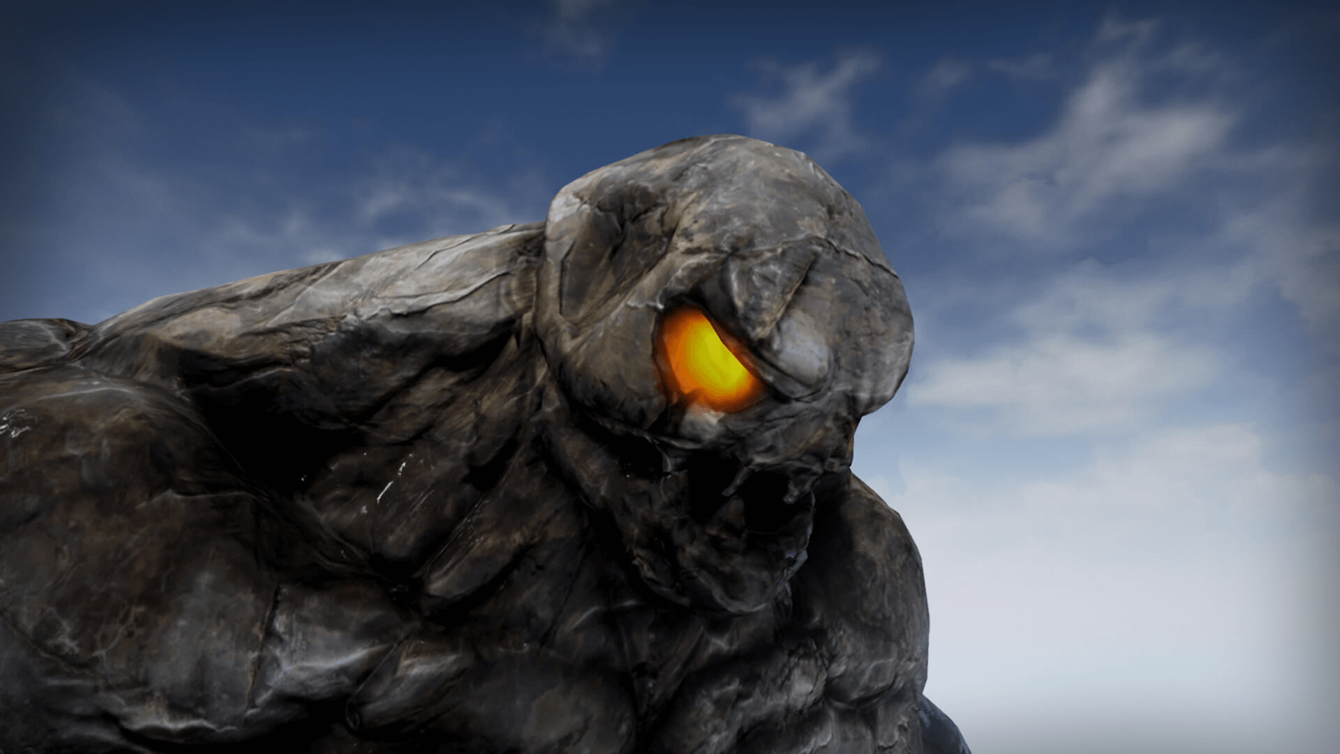 Golem 虚幻4 UE4 石头人 怪物 角色 带 分解 组合 躯体 动画 动作插图1