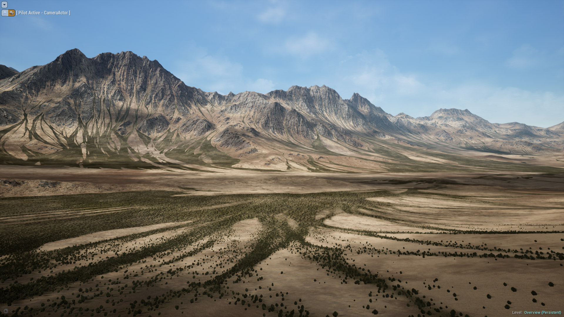 荒原 山脉 干旱 地形 场景 虚幻4 UE4 Arid Mountains Landscape