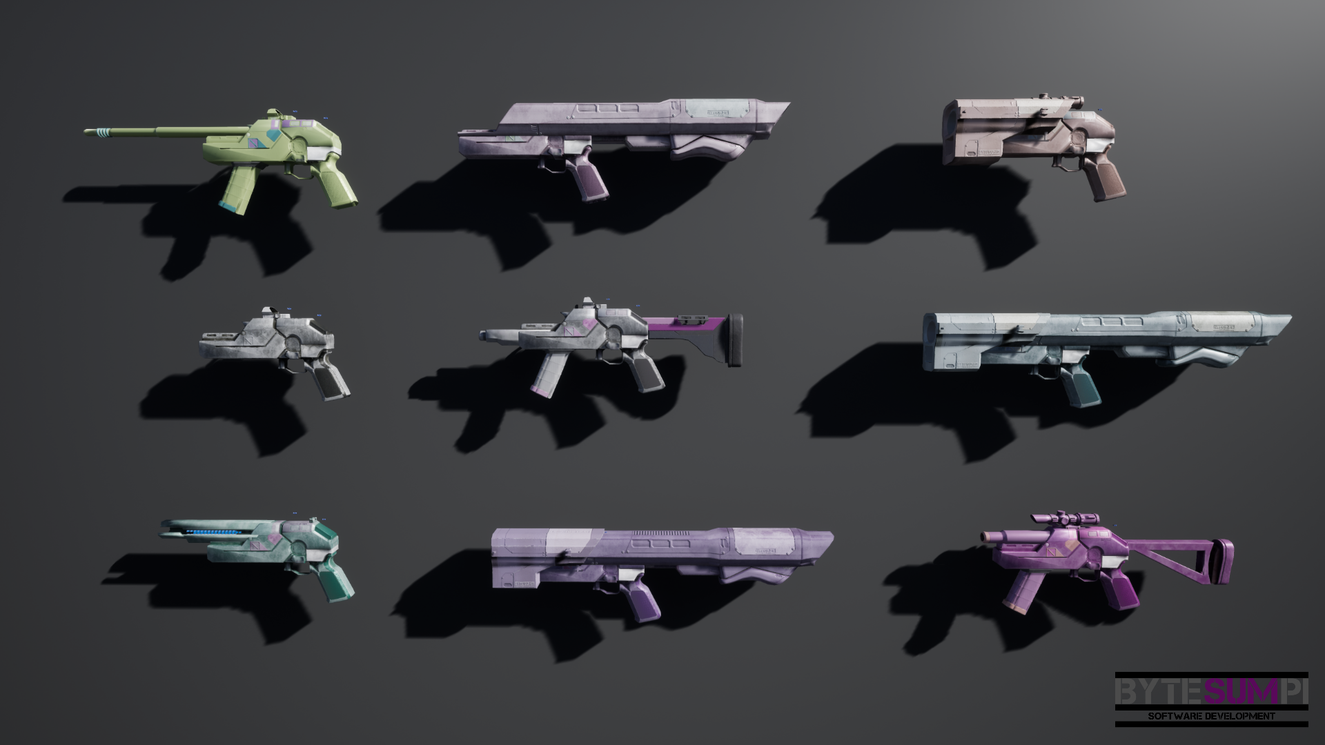 模块化 科幻 武器 蓝图 虚幻4 UE4 Procedural Weapons