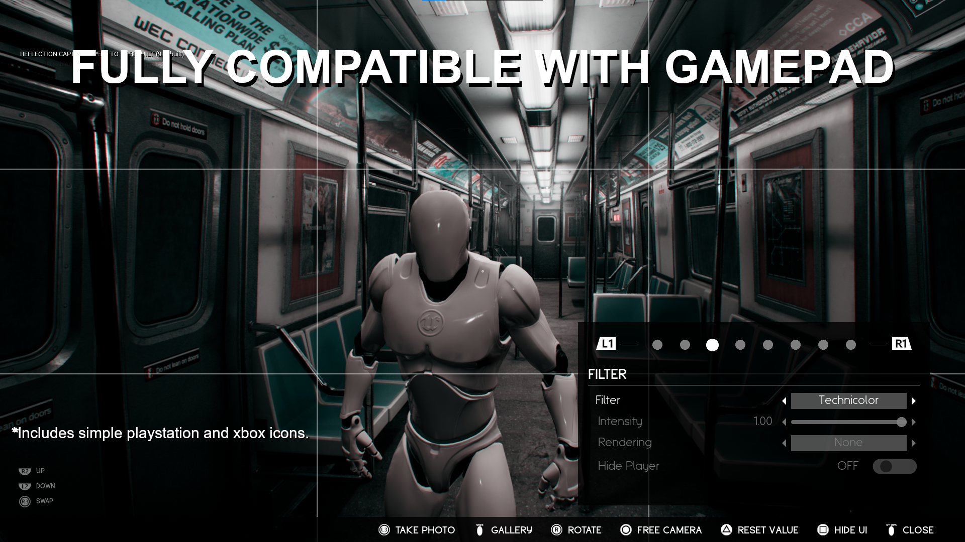 游戏内拍照摄像滤镜焦距广角蓝图 虚幻4 ue4 Advanced Photo Mode插图13