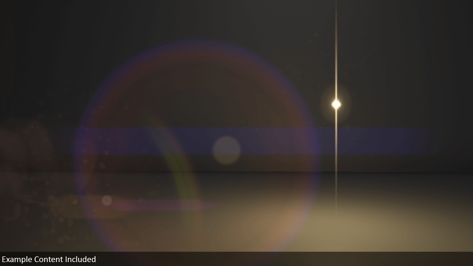 镜头 眩光 工具 自定义 蓝图 虚幻4 UE4 Custom Lens Flare Tool插图2