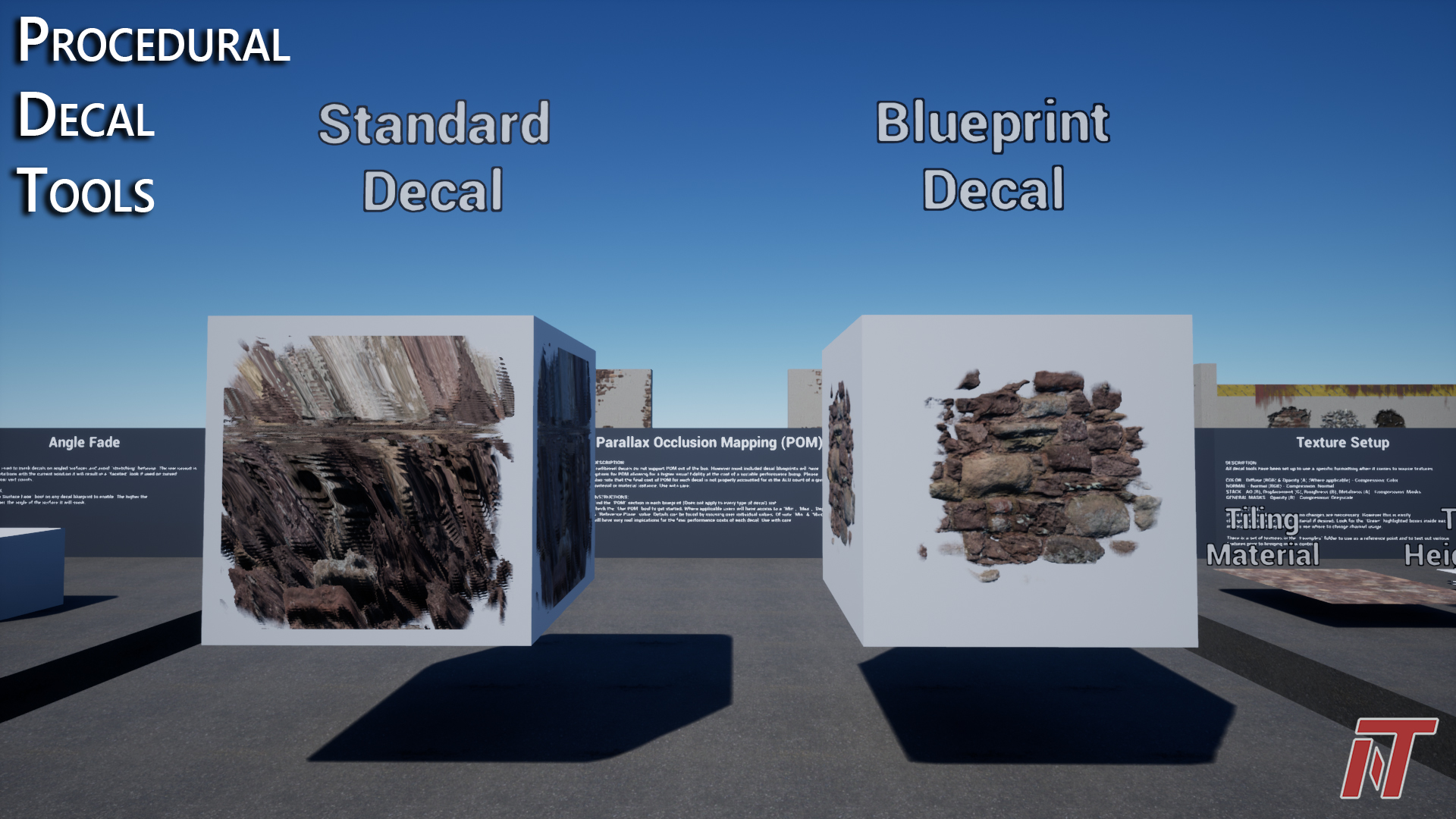 程序化贴花放置调整游戏蓝图 虚幻4 ue4 Procedural Decal Tools插图3