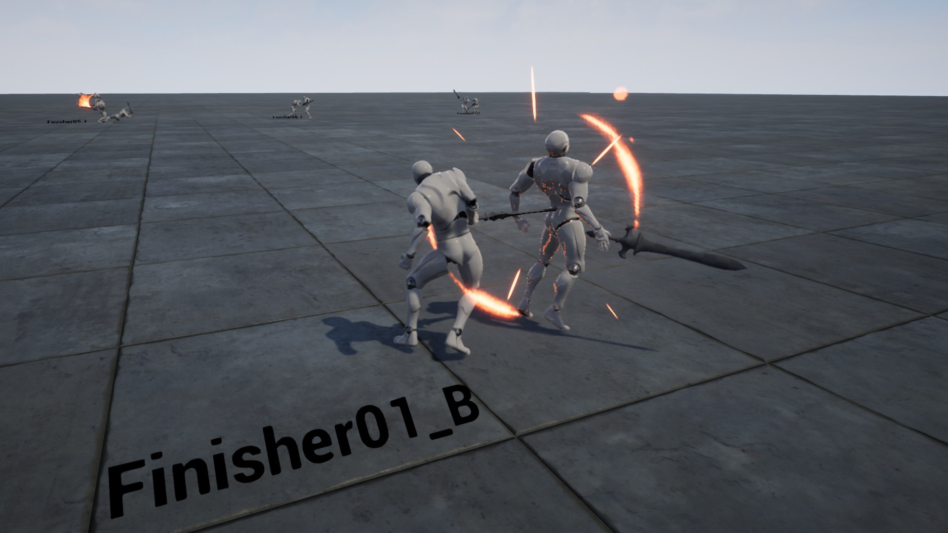 冷酷剑术斩杀终结技动画 虚幻4 ue4 Cruel Sword Finisher Set插图3