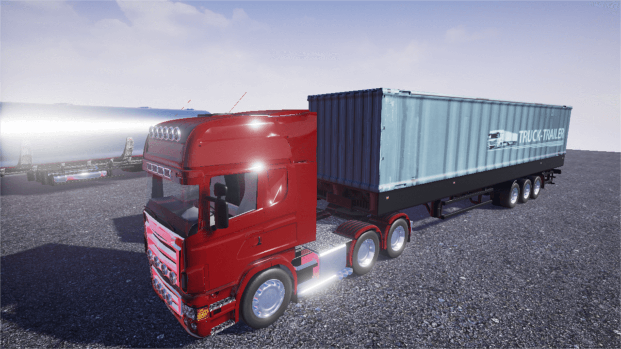 Truck Trailer Attach 虚幻4 UE4 卡车 驾驶 链接 尾箱 蓝图 系统插图1