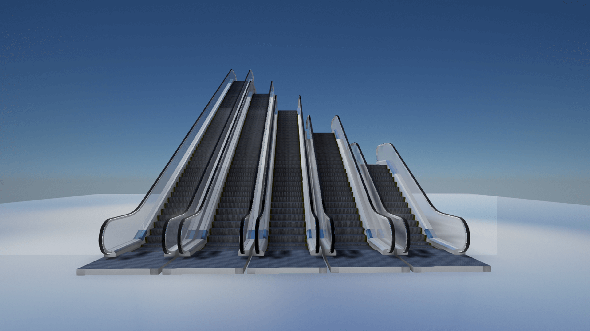 程序化 自动 扶梯 可调 蓝图 虚幻4 UE4 Procedural Escalator