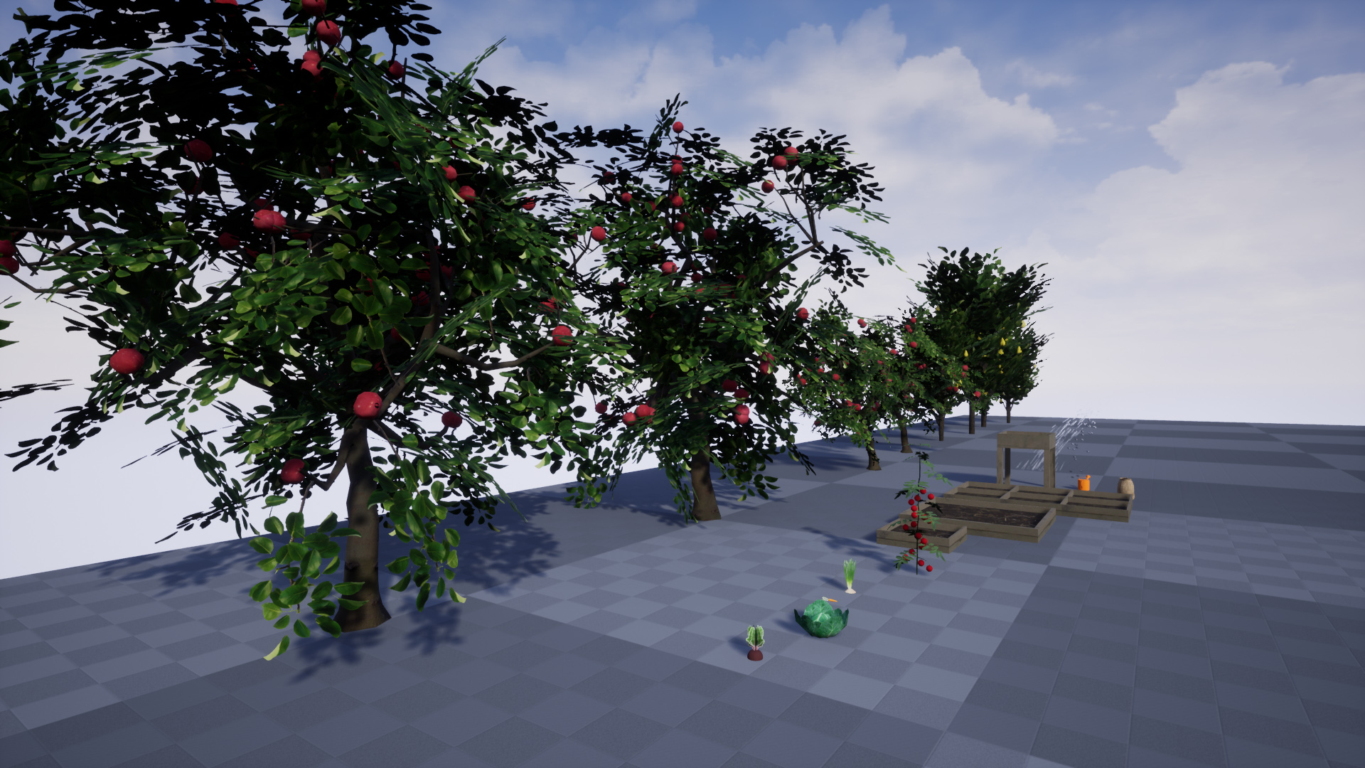 种菜植树浇灌培养系统游戏蓝图 虚幻4 UE4 Garden and farm 425插图1