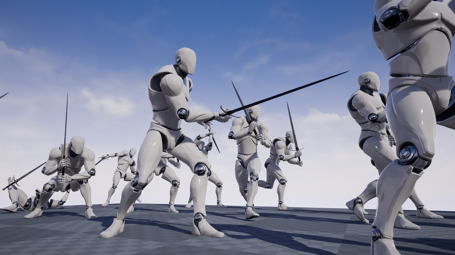 Longsword Animset Pro 虚幻4 UE4 长剑 大剑 双手剑 动画 重定向插图1