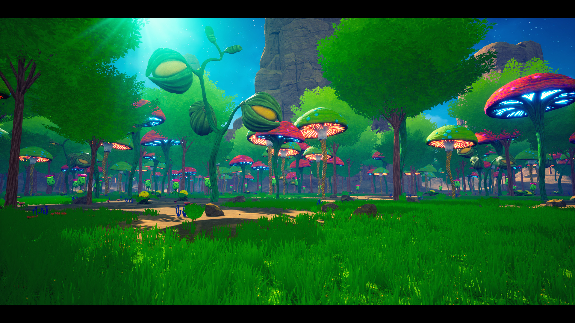 奇幻 蘑菇 森林 荒漠 场景 虚幻4 UE4 Desert Mushroom Forest插图1