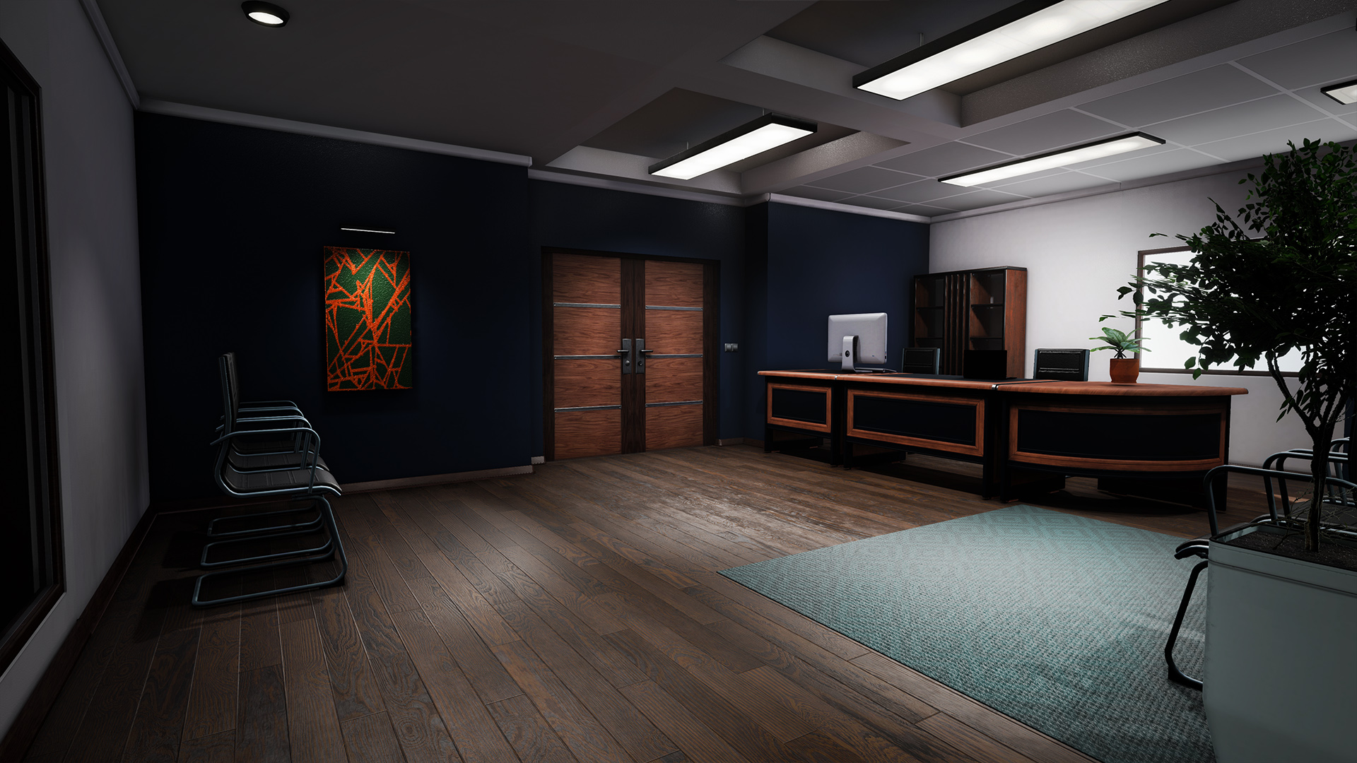 Modern Modular Office 虚幻4 UE4 模块化 现代 办公室 场景插图3