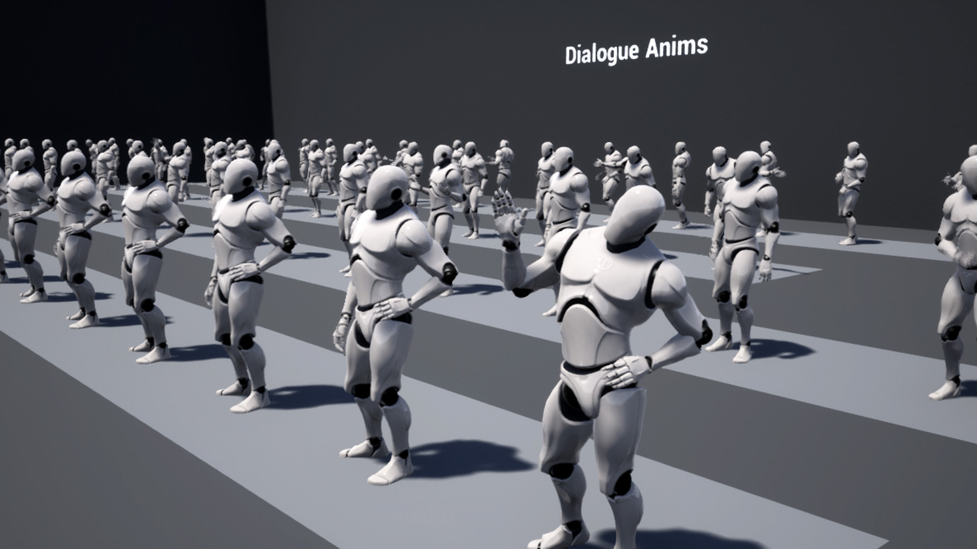 聊天唠嗑对话手势游戏动画重定向 虚幻4 ue4 Dialogue Anims插图1