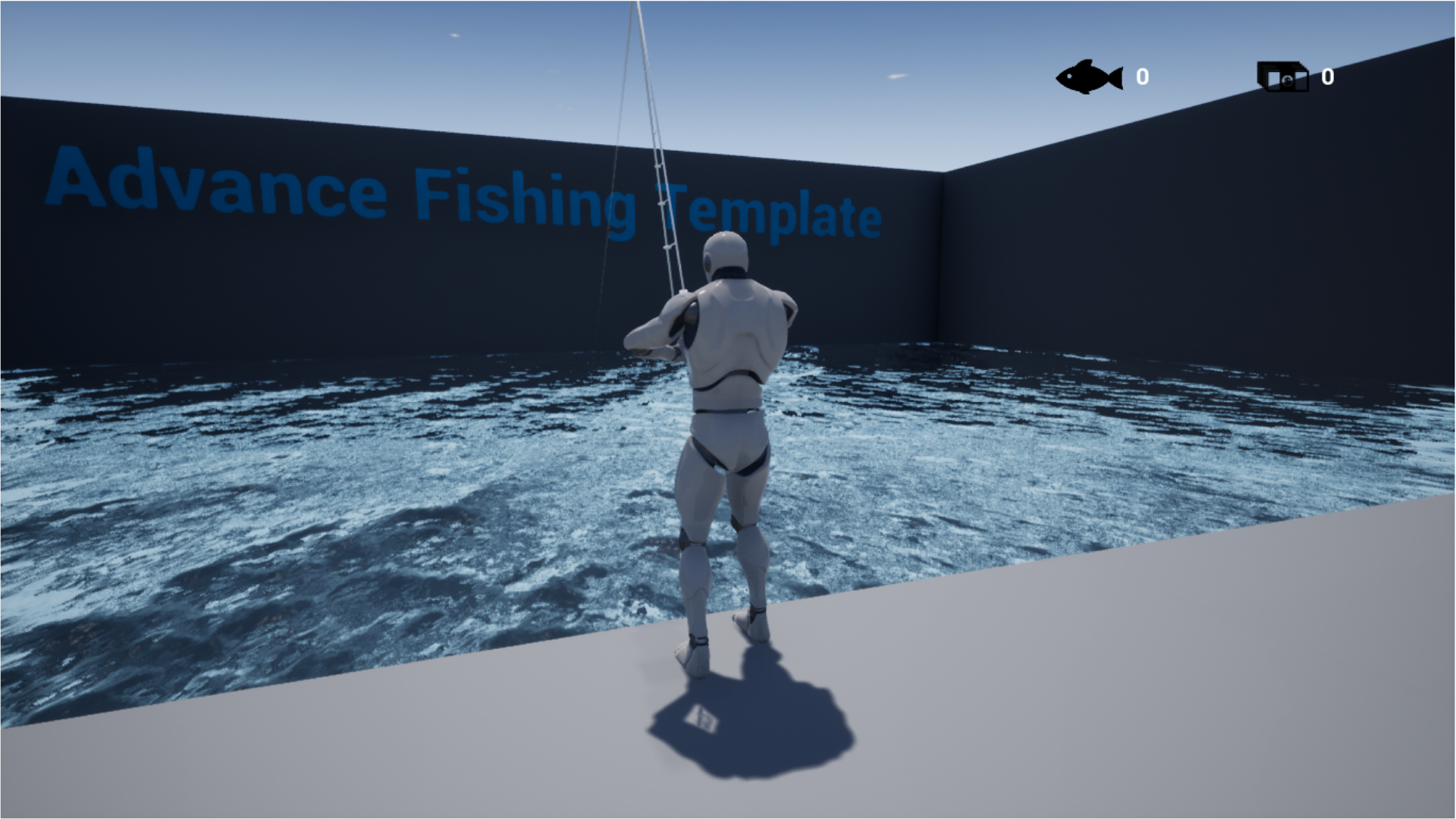 高级 钓鱼 垂钓 模板 虚幻4 UE4 Advanced Fishing Template