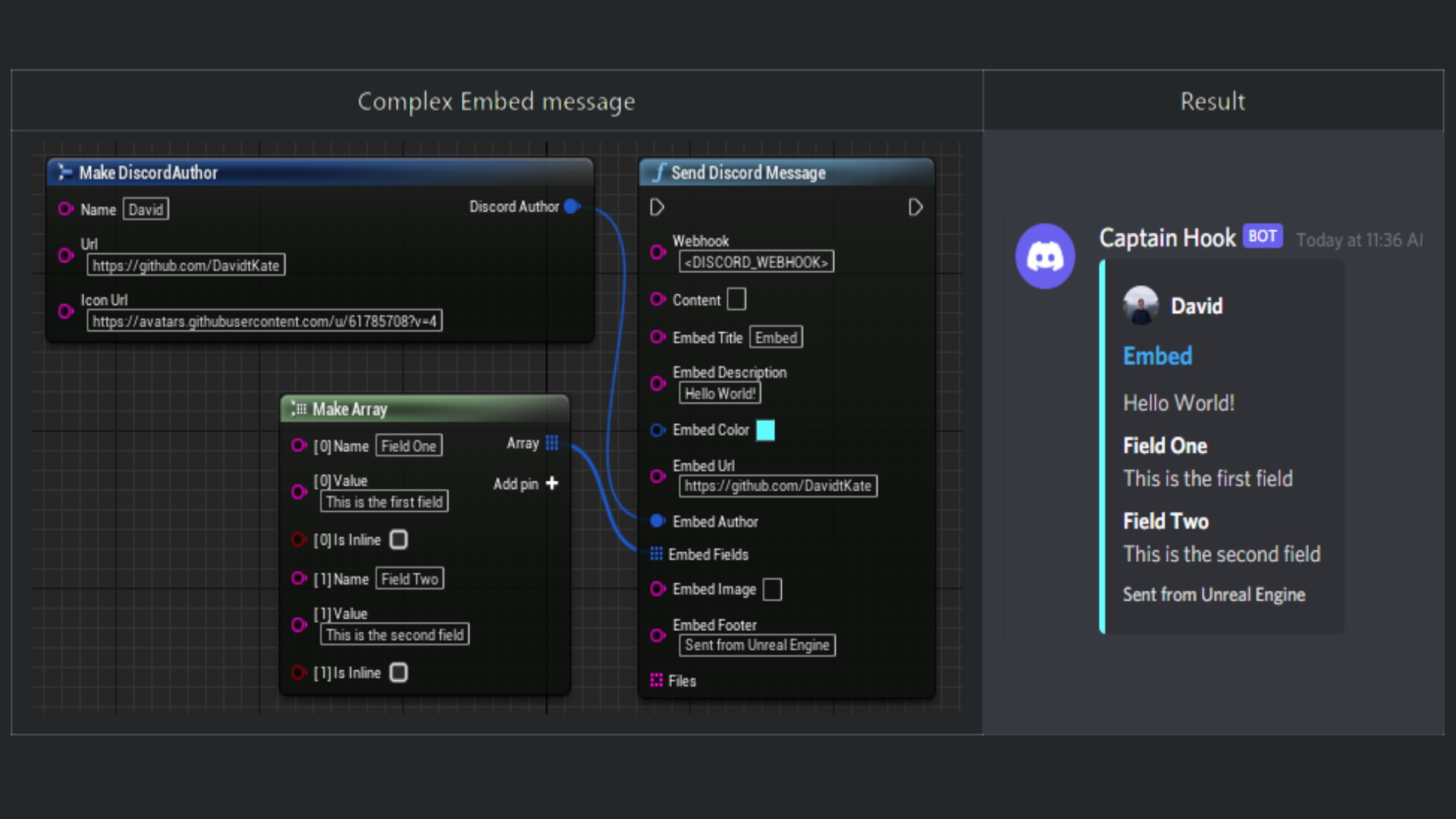 运用HTTP发送Discord消息插件 虚幻4 ue4 Discord Messenger 426插图1