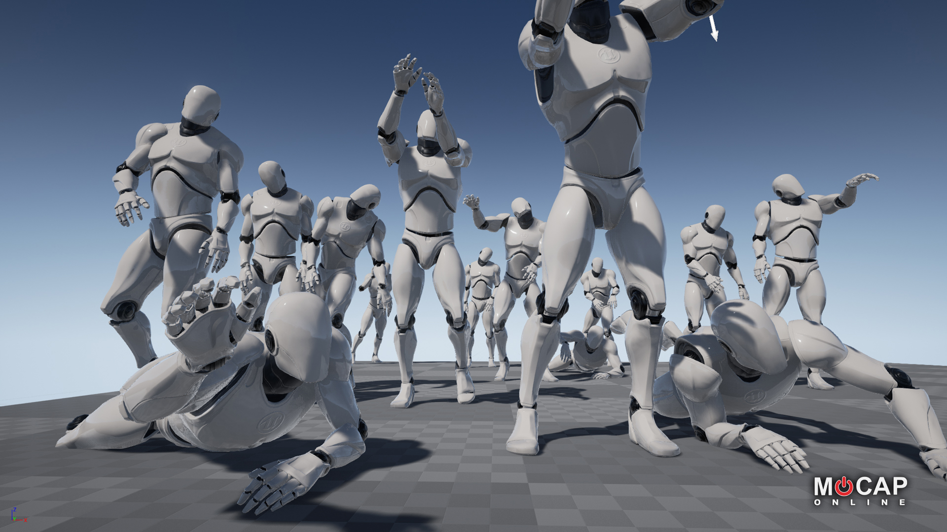 僵尸丧尸新手动画重定向 虚幻4 ue4 Zombie Starter MoCap Pack插图1