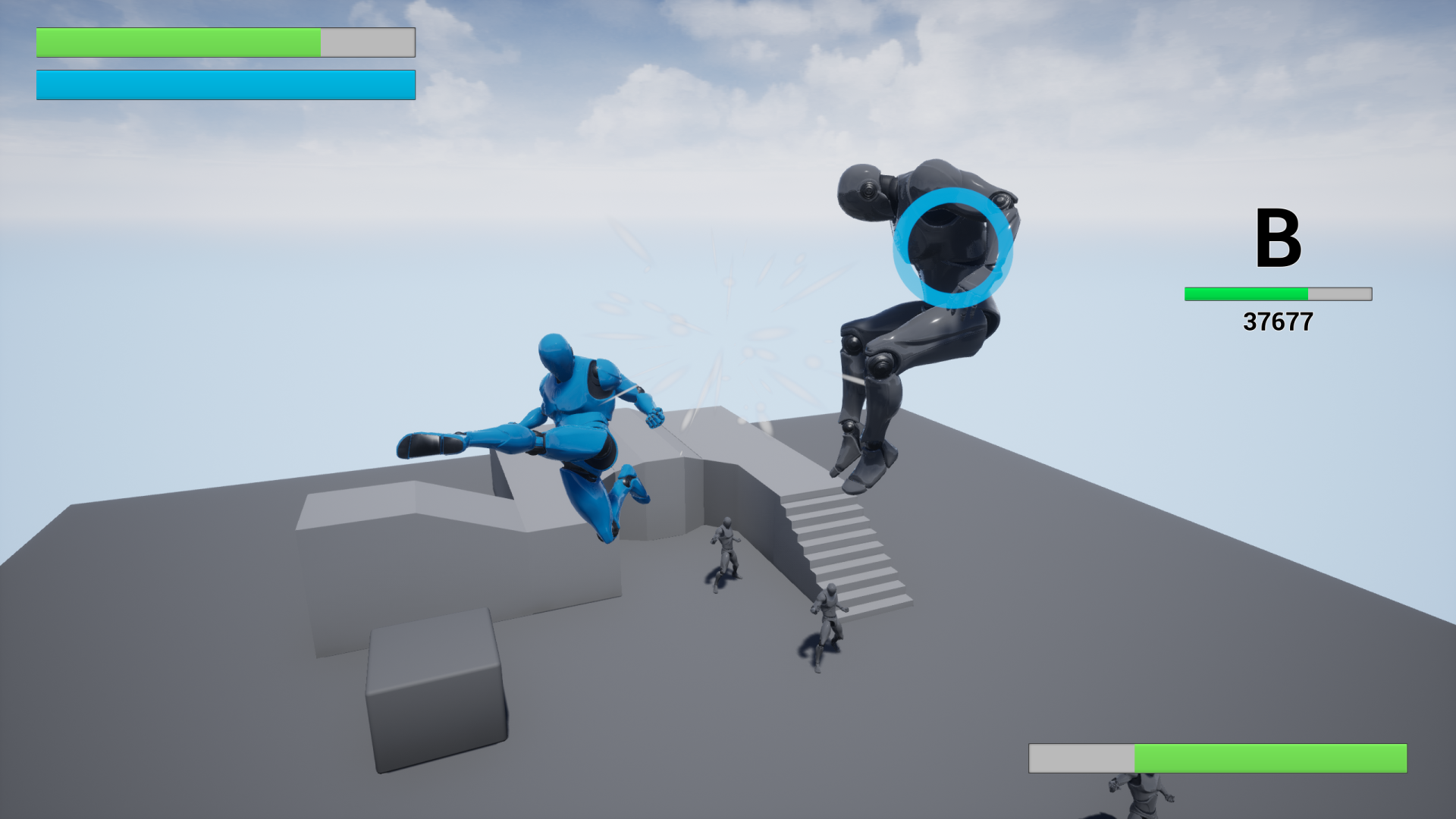 格斗拳击游戏蓝图 虚幻4 ue4 Stylish Combat Starter Kit 425插图2