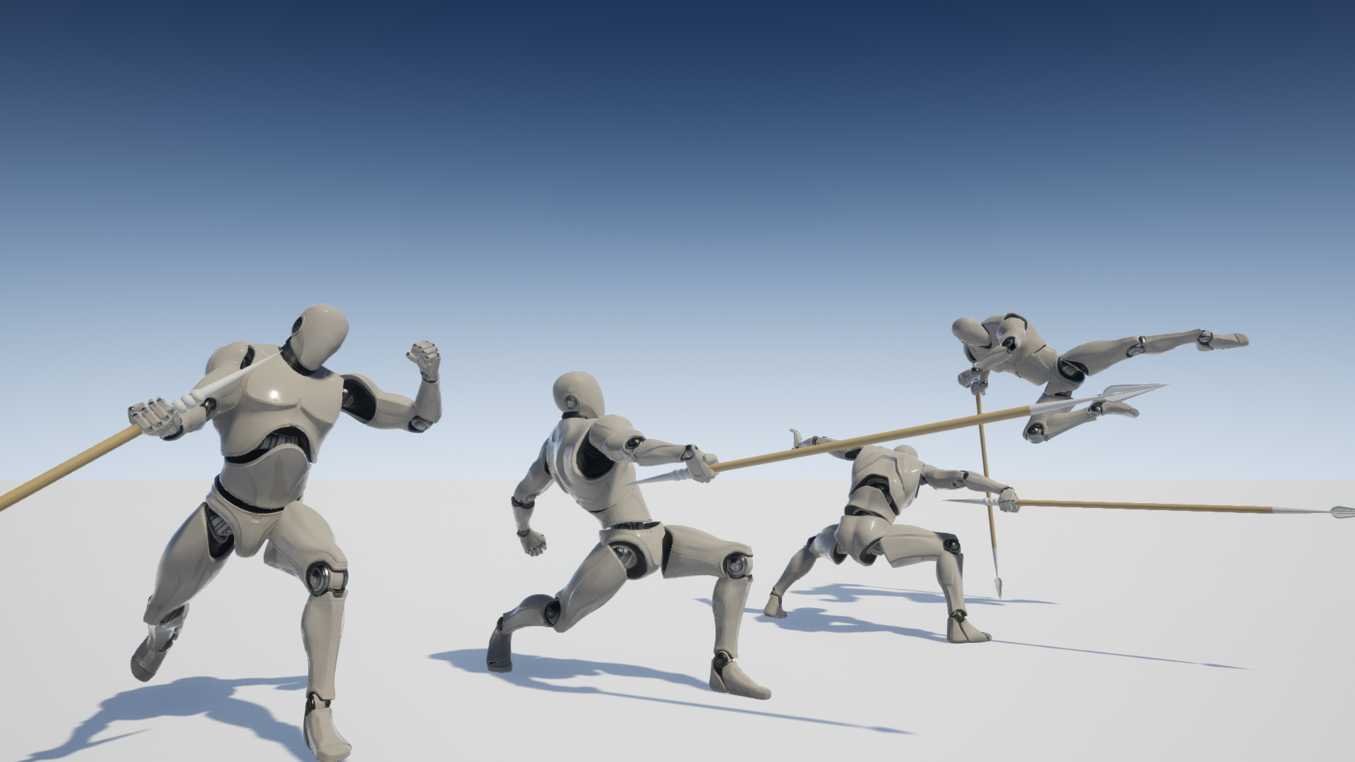 东方 枪兵 长枪 动画 虚幻4 UE4 Oriental Spear Anim Set插图2