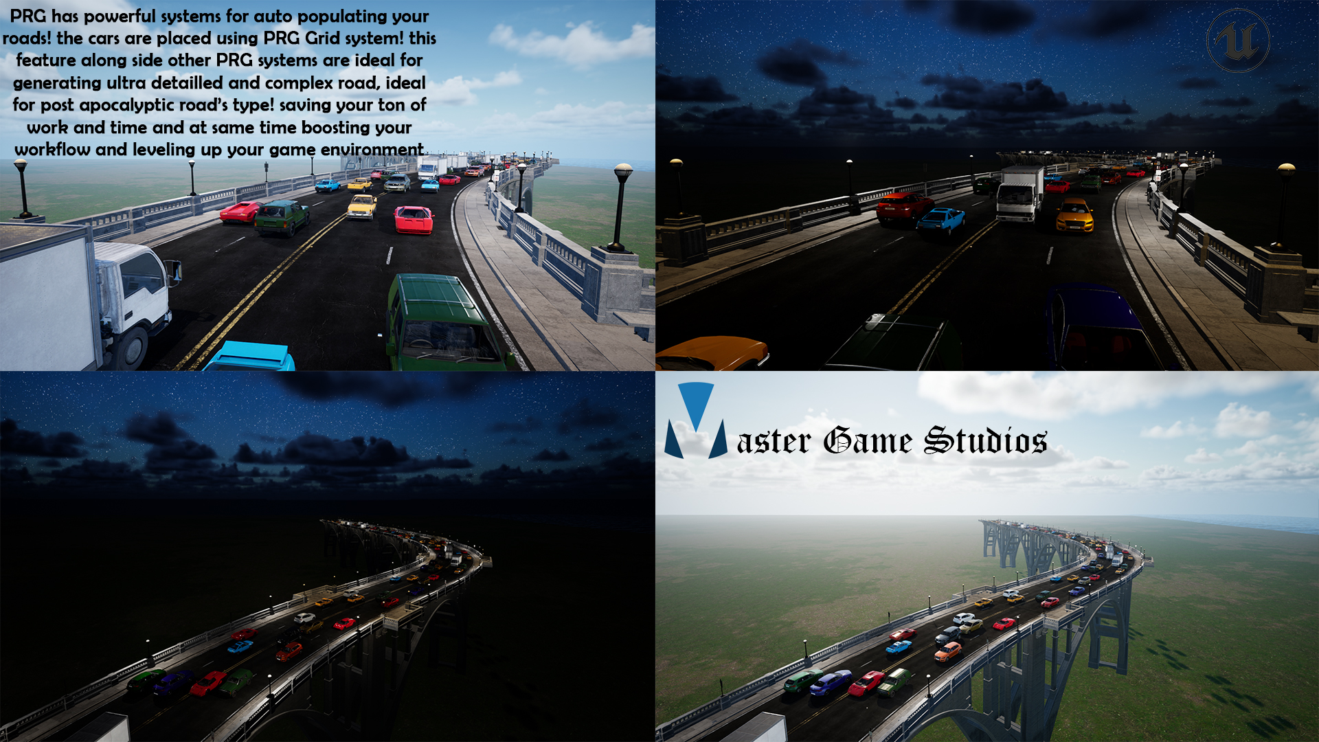 程序化道路创建生成蓝图 虚幻4 ue4 Procedural Road Generator插图9