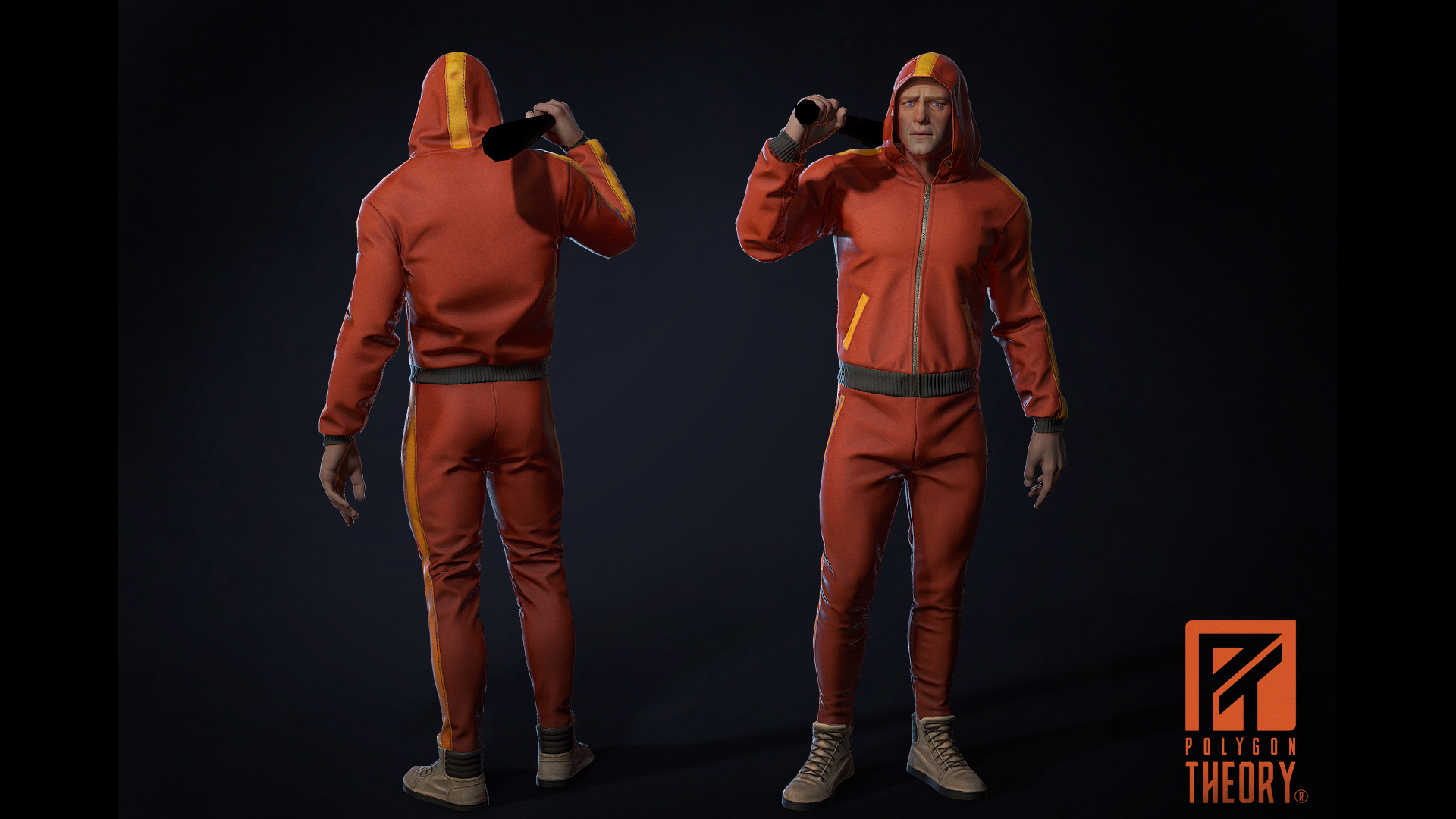 Gang Character 虚幻4 UE4 运动服 枪手 打手 角色 重定向