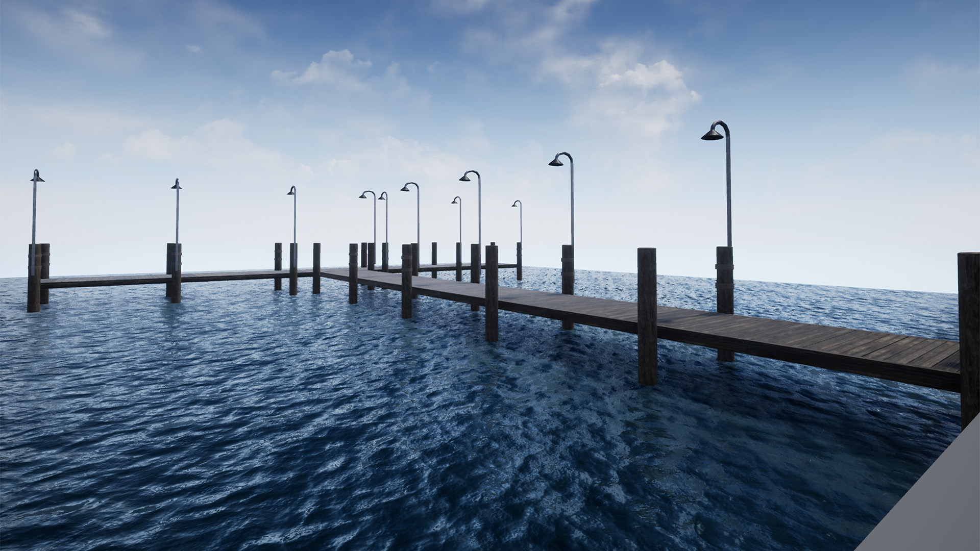 Procedural Docks 虚幻4 UE4 程序化 码头 生成 蓝图