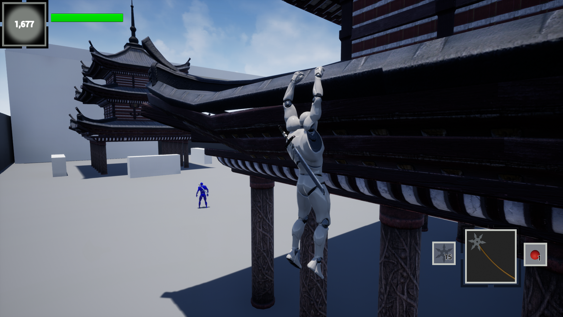 潜行高空弱点暗杀蓝图 虚幻4 ue4 Stealth Ninja Game Mechanics 425 426插图3