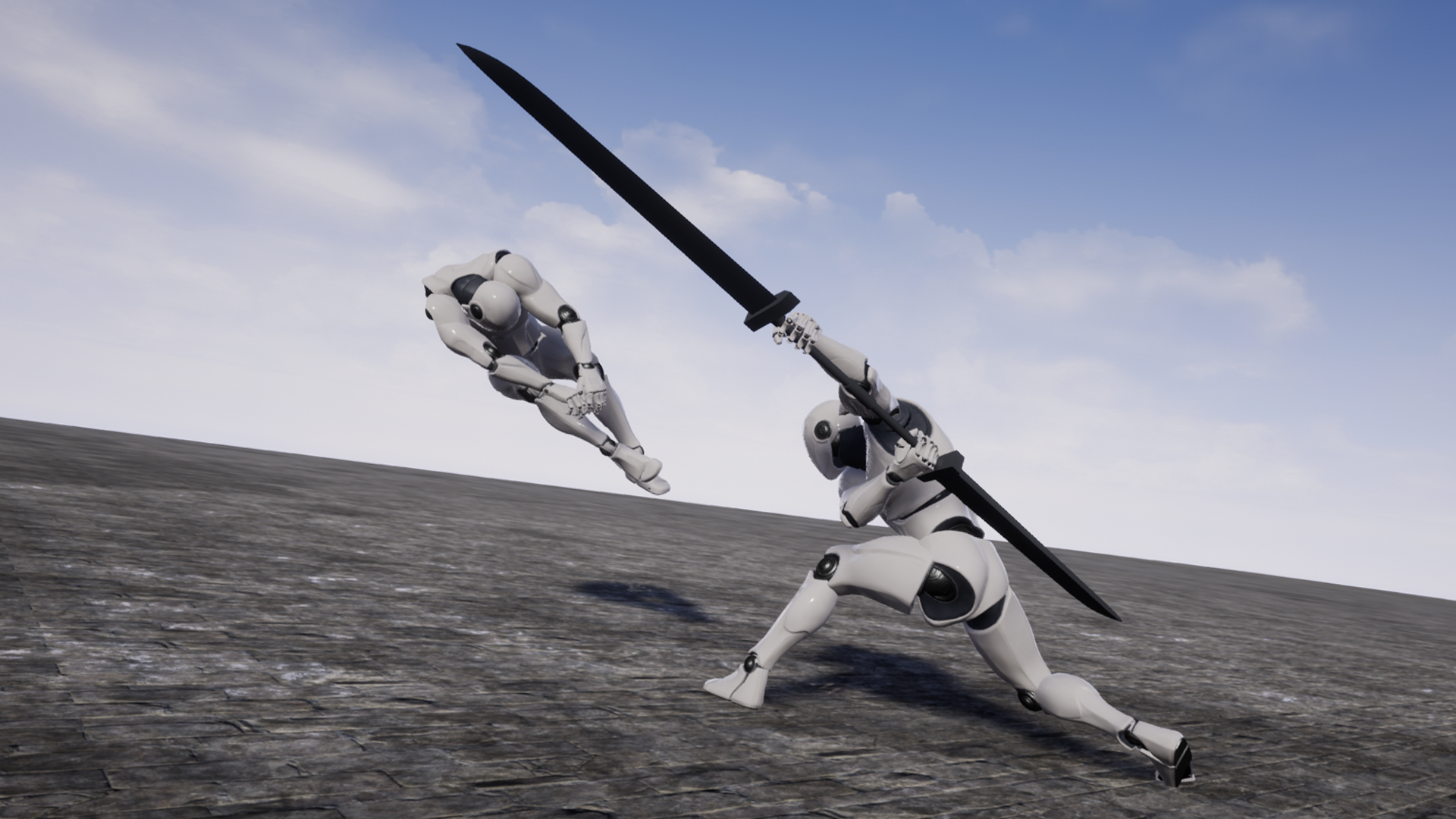 双手剑 扩展 动画 虚幻4 UE4 Twinblades Animset Expansion插图3