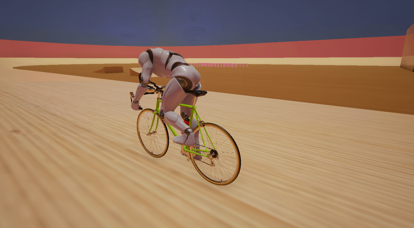 自行车独轮车特技杂耍动画蓝图 虚幻4 UE4 Cycling 420插图3