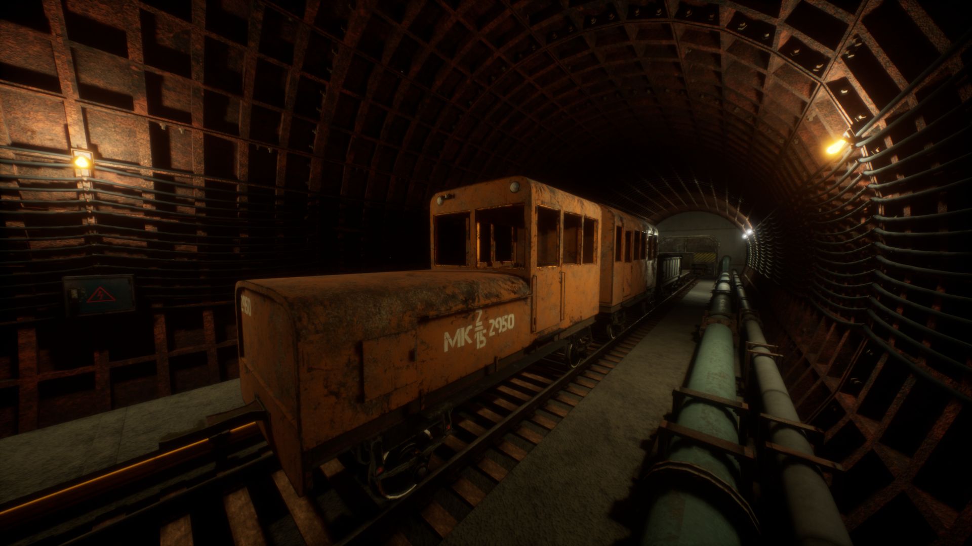 Modular Subway Tunnels 虚幻4 UE4 模块化 地铁 隧道 场景插图2