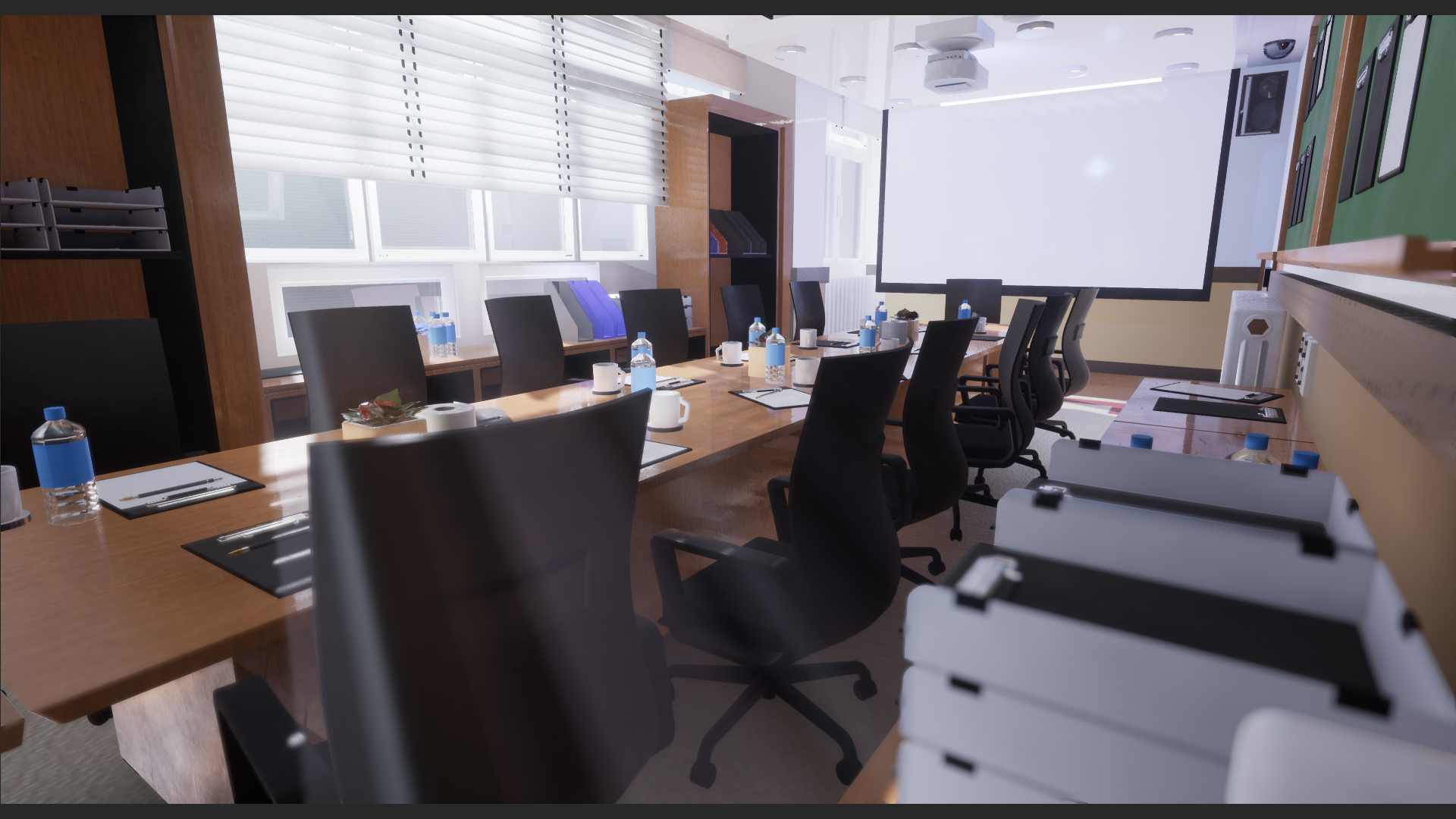 办公 会议室 室内 场景 虚幻4 UE4 Office Meeting Room v 02插图3