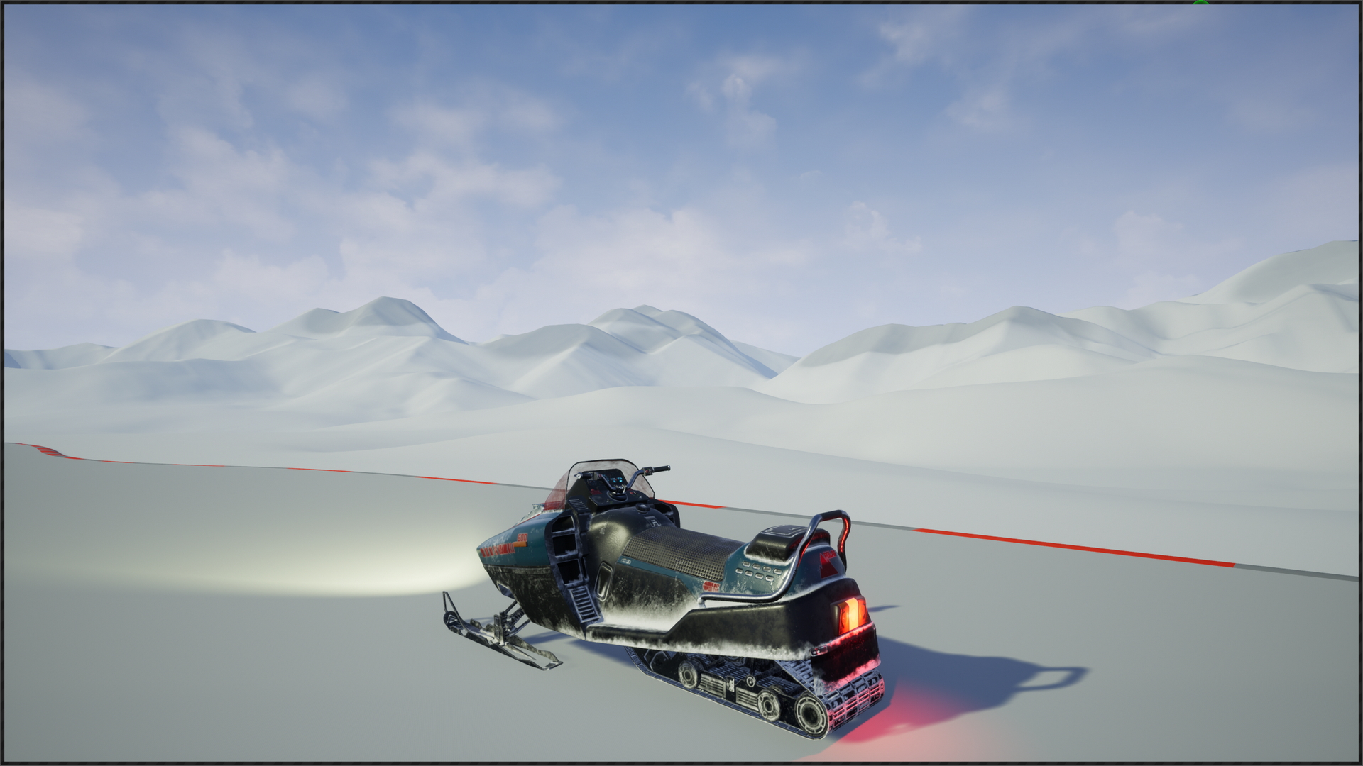 雪地摩托驾驶蓝图 虚幻4 ue4 Drivable Vehicle Snowmobile 427插图2