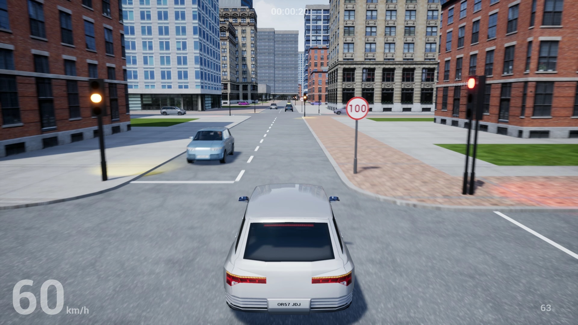 汽车交通系统赛车驾驶蓝图 虚幻4 ue4 Polymodels Traffic Car插图1