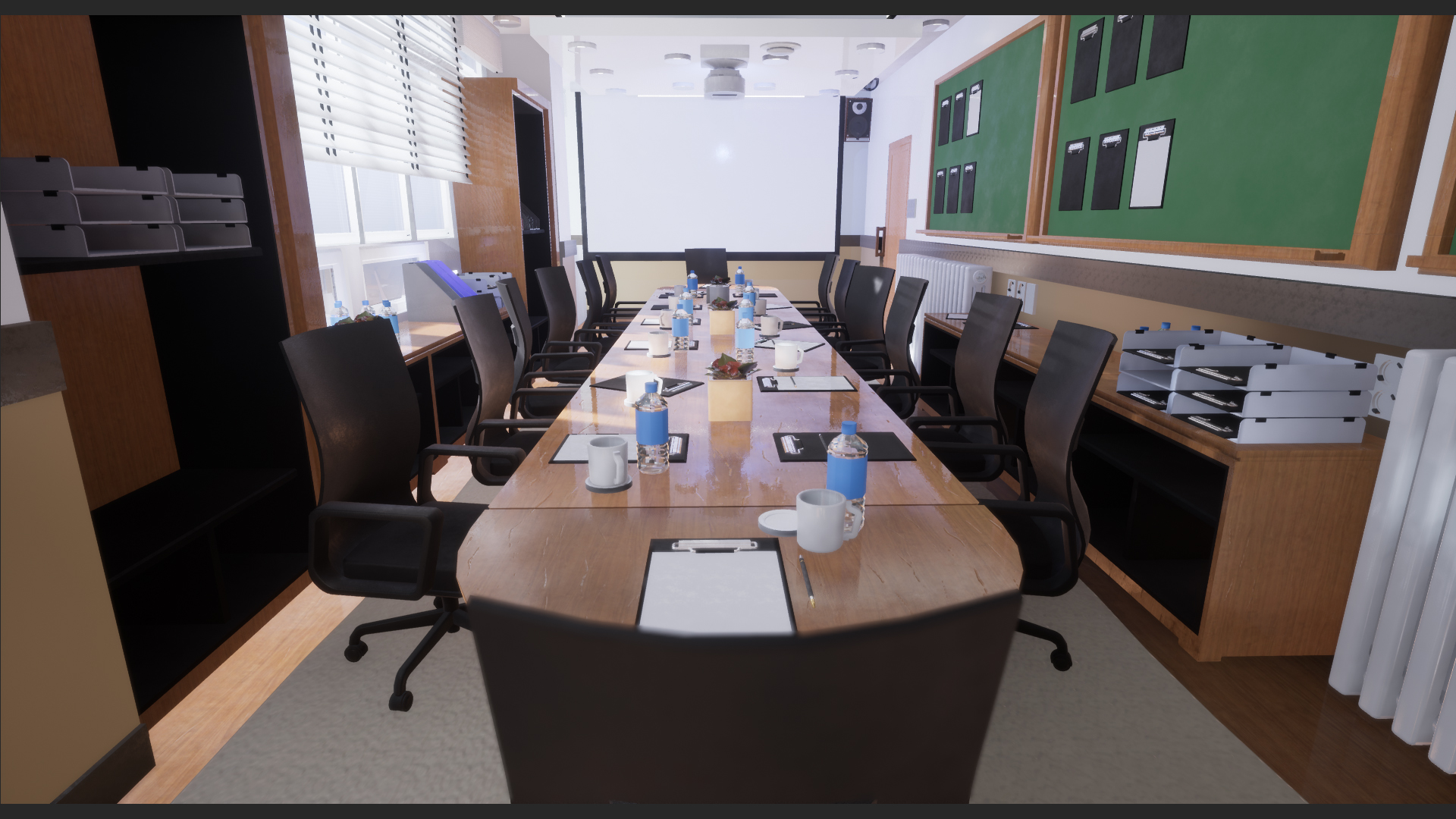 办公 会议室 室内 场景 虚幻4 UE4 Office Meeting Room v 02插图2